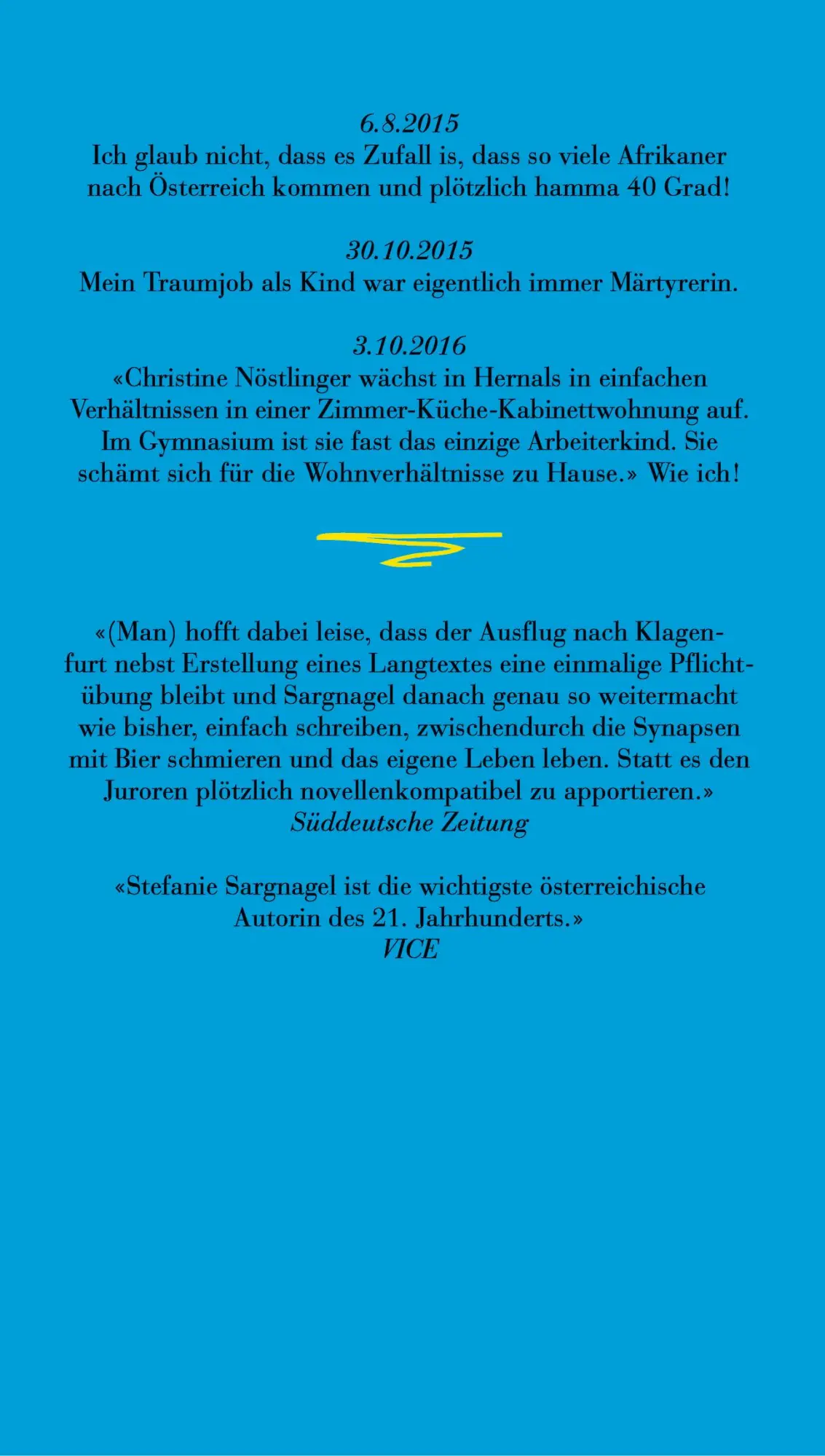 Rückseite: 9783498064440 | Statusmeldungen | Stefanie Sargnagel | Buch | 304 S. | Deutsch | 2017