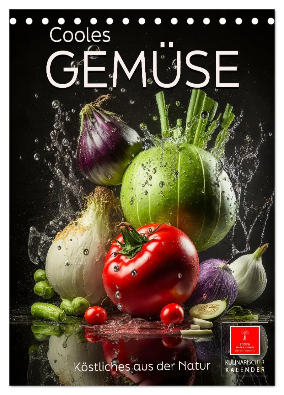 Cover: 9783516324440 | Cooles Gemüse (Tischkalender 2026 DIN A5 hoch), CALVENDO...