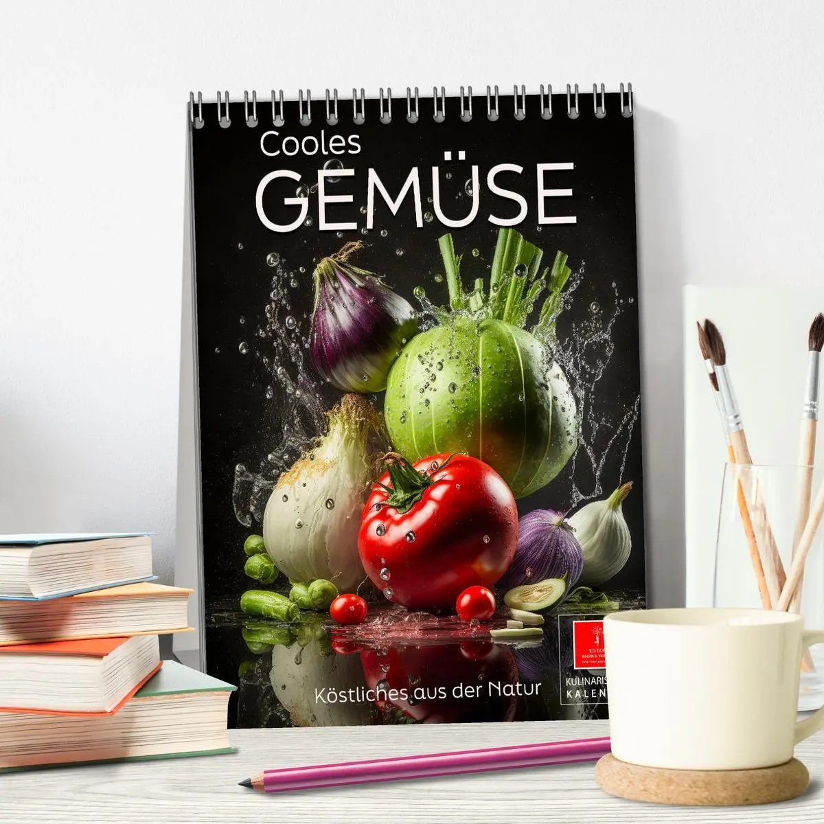 Bild: 9783516324440 | Cooles Gemüse (Tischkalender 2026 DIN A5 hoch), CALVENDO...
