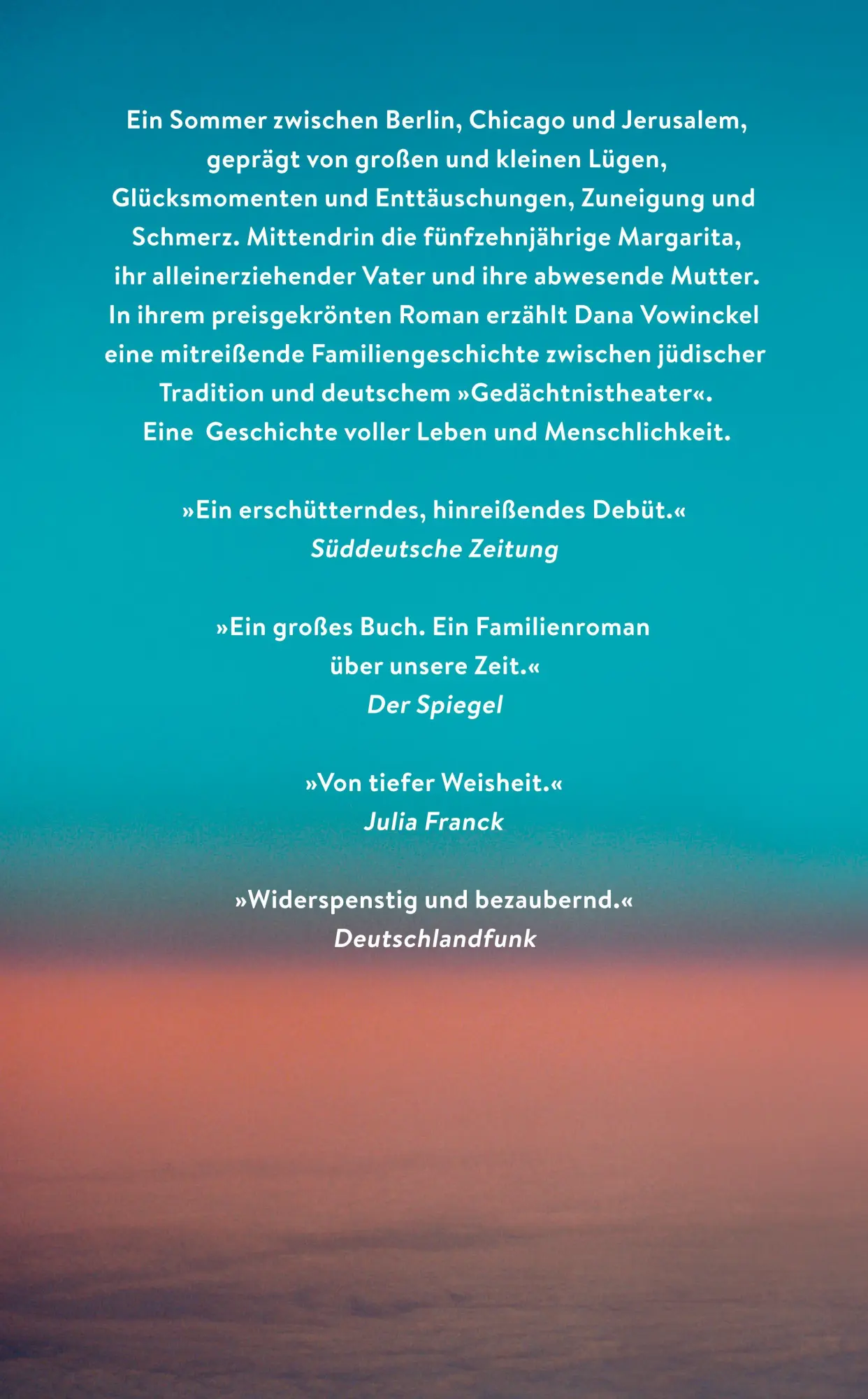 Rückseite: 9783518474440 | Gewässer im Ziplock | Dana Vowinckel | Taschenbuch | 362 S. | Deutsch