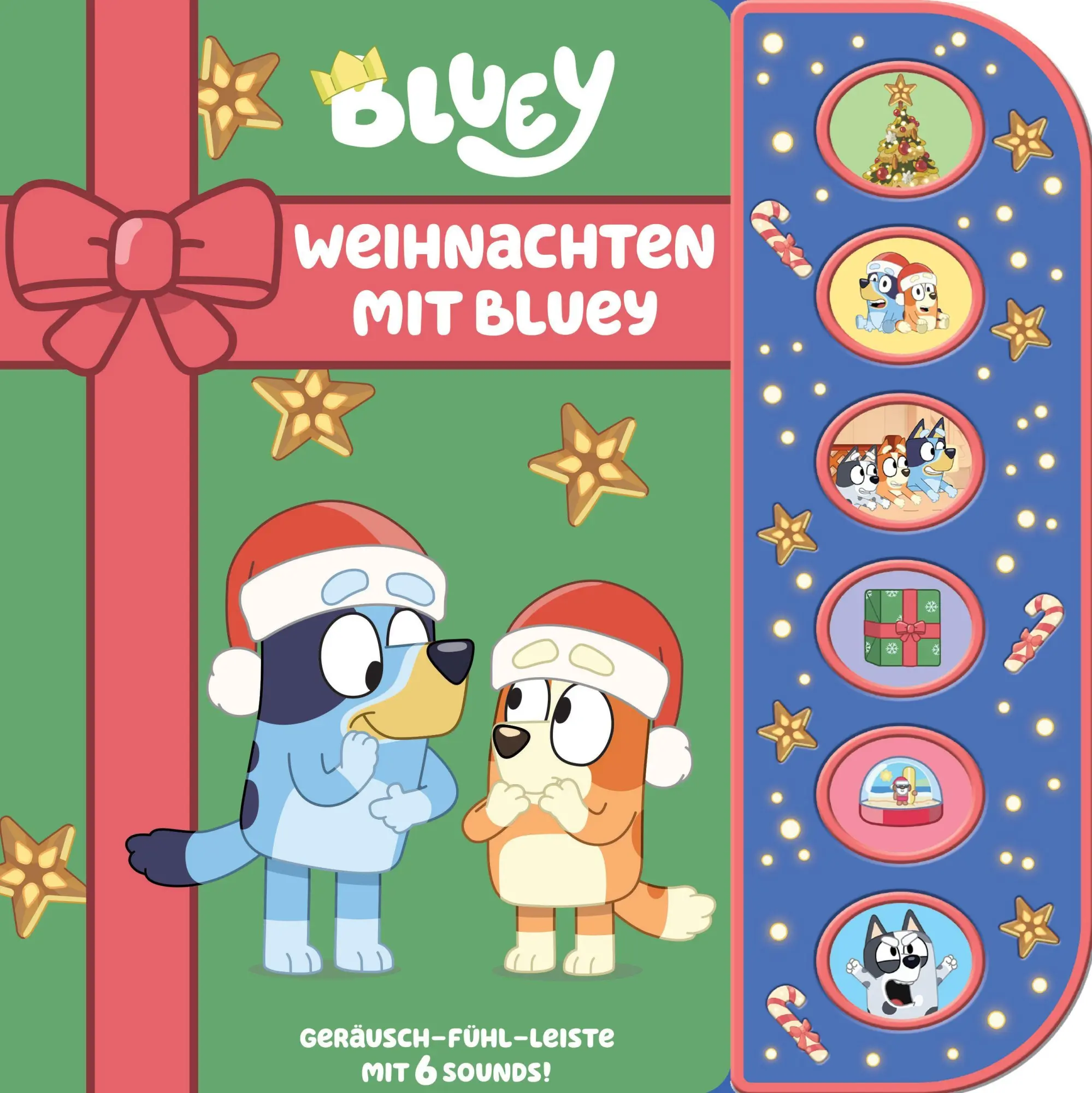 Cover: 9798384604440 | Bluey - Weihnachten mit Bluey - Soundbuch mit Fühlleiste und 6...
