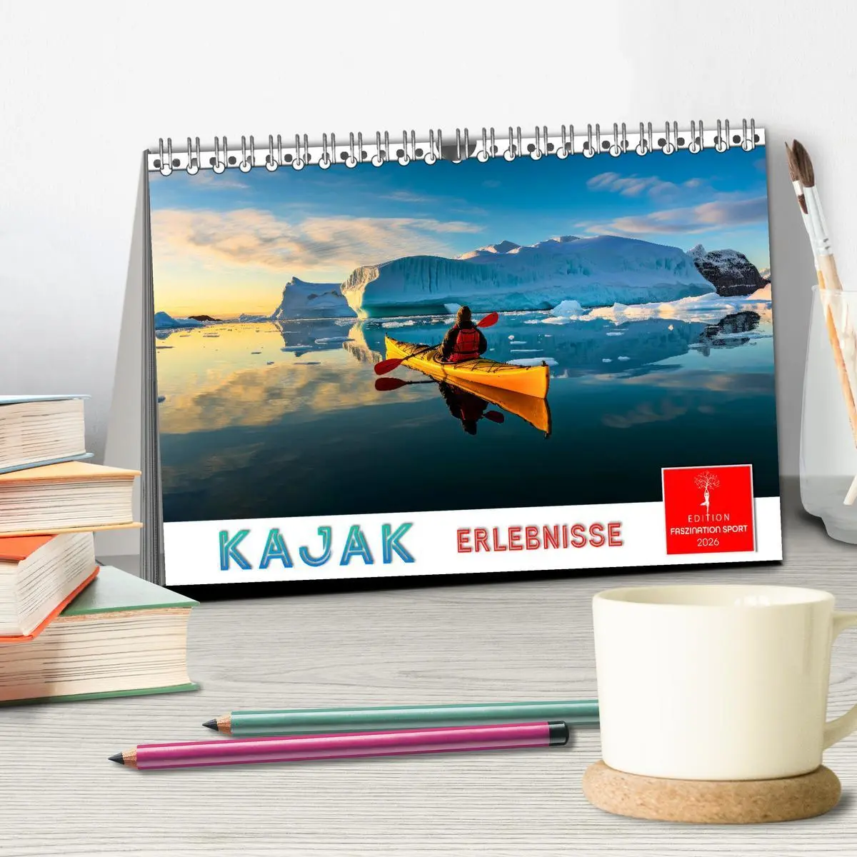 Bild: 9783457394540 | Kajak Erlebnisse (Tischkalender 2026 DIN A5 quer), CALVENDO...