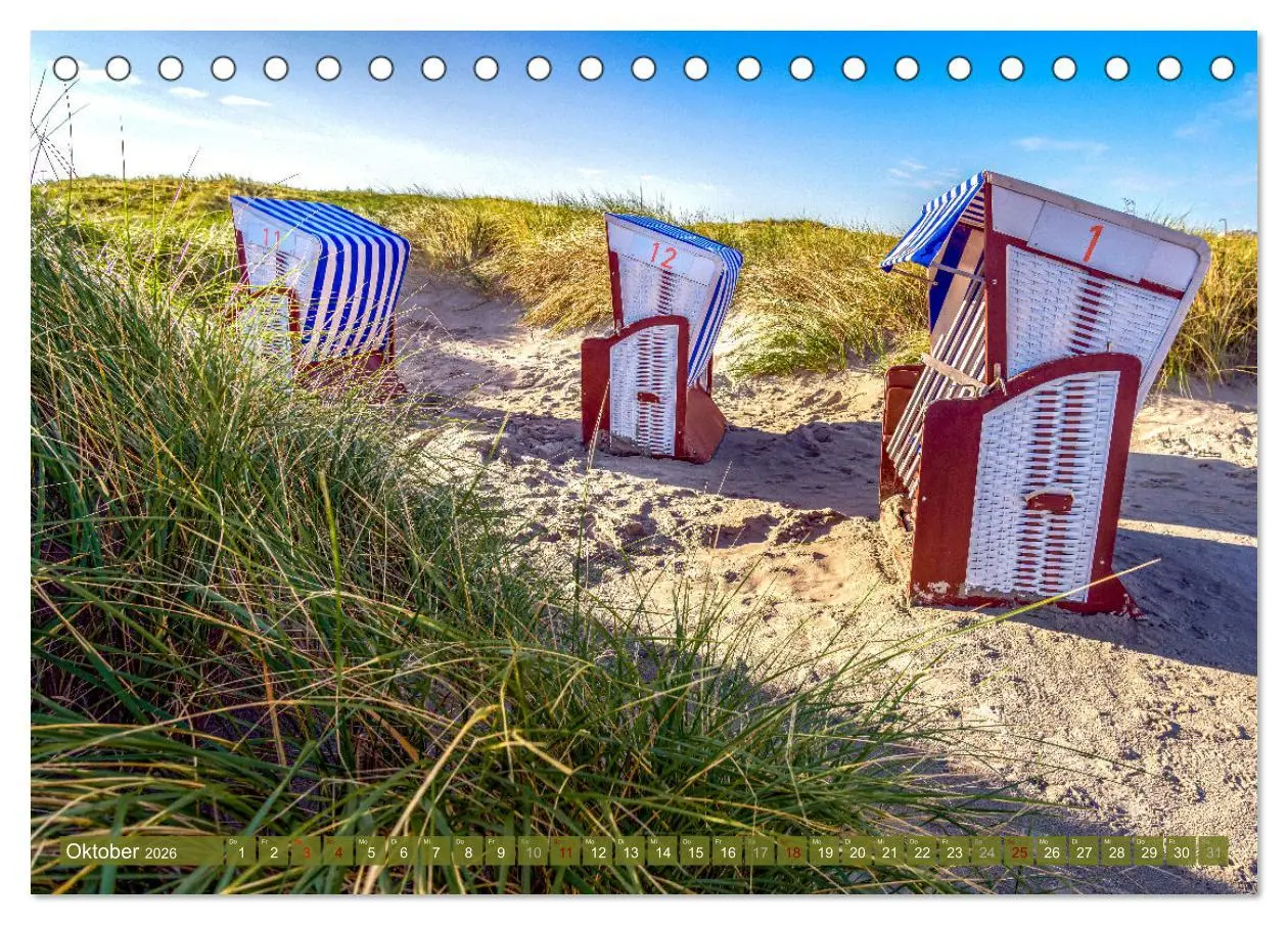 Bild: 9783457914540 | INSELLIEBE NORDERNEY (Tischkalender 2026 DIN A5 quer), CALVENDO...