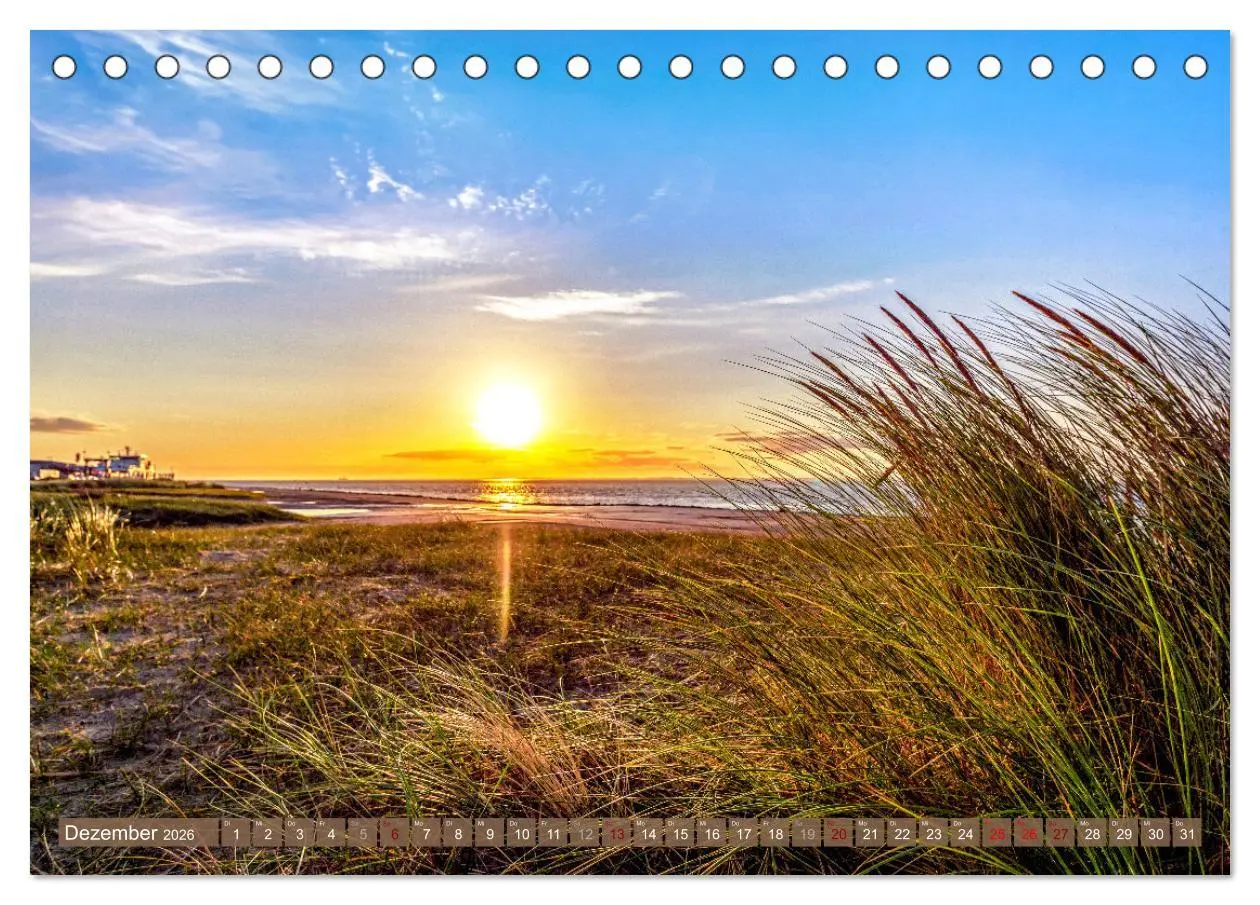 Bild: 9783457914540 | INSELLIEBE NORDERNEY (Tischkalender 2026 DIN A5 quer), CALVENDO...