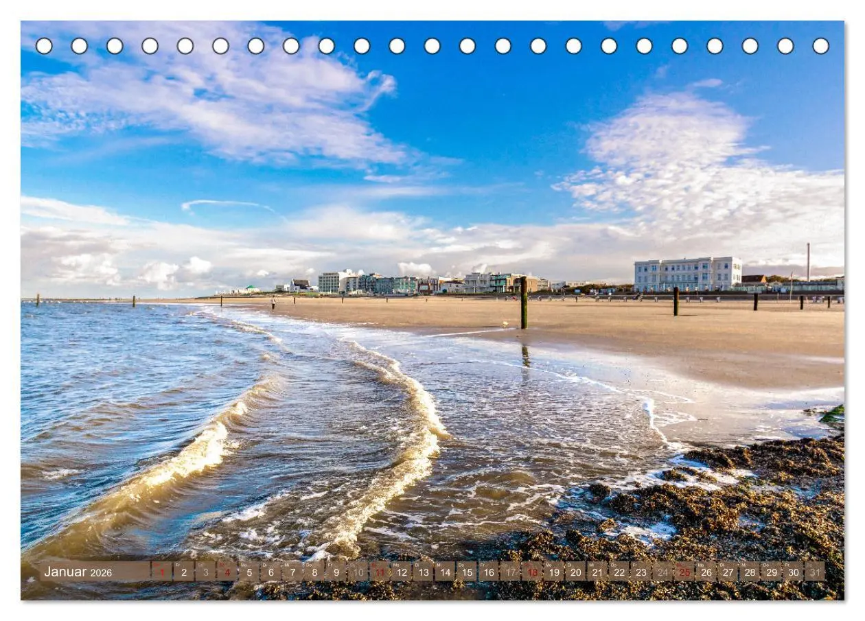 Bild: 9783457914540 | INSELLIEBE NORDERNEY (Tischkalender 2026 DIN A5 quer), CALVENDO...