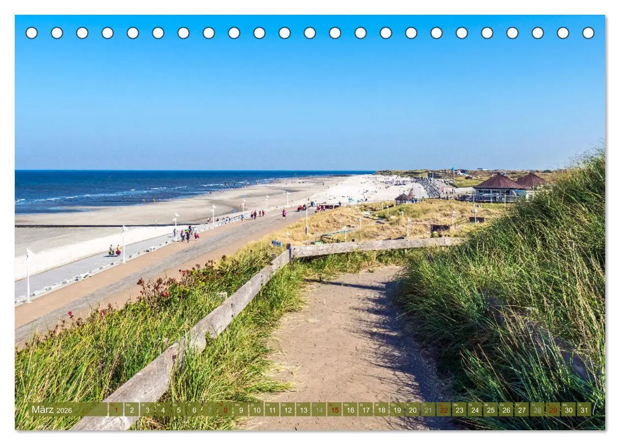 Bild: 9783457914540 | INSELLIEBE NORDERNEY (Tischkalender 2026 DIN A5 quer), CALVENDO...
