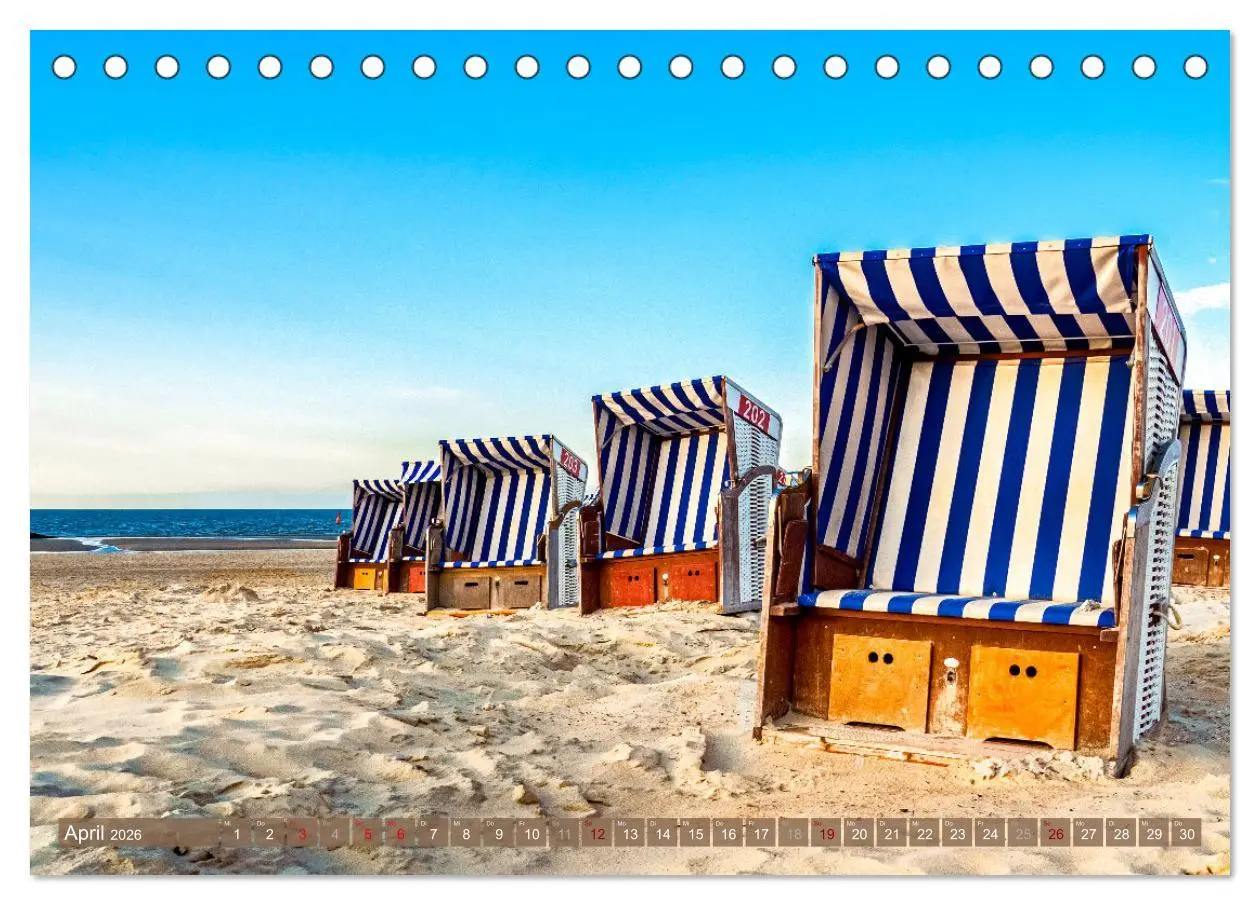 Bild: 9783457914540 | INSELLIEBE NORDERNEY (Tischkalender 2026 DIN A5 quer), CALVENDO...
