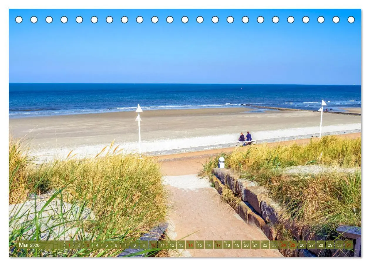 Bild: 9783457914540 | INSELLIEBE NORDERNEY (Tischkalender 2026 DIN A5 quer), CALVENDO...