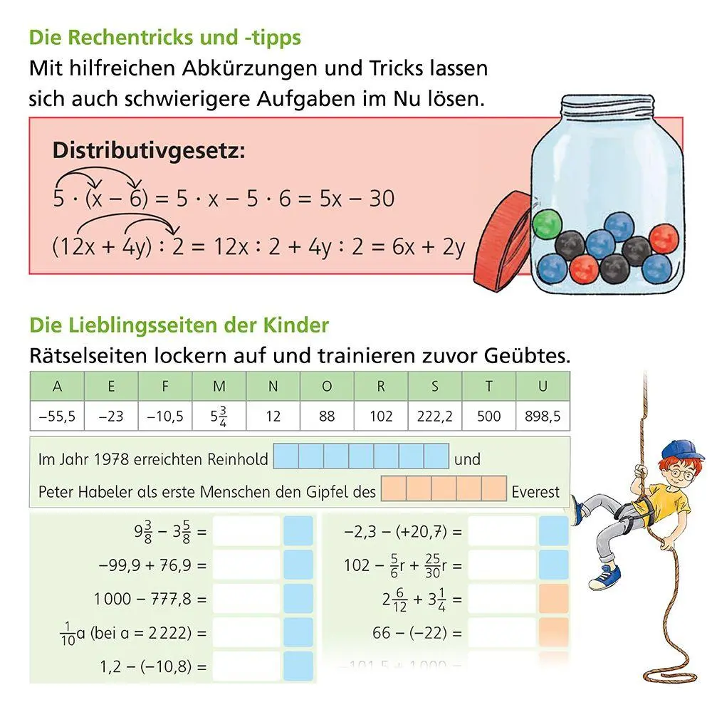 Bild: 9783619754540 | Das Übungsheft Mathematik 7 | Denk- und Rechentraining, Klasse 7