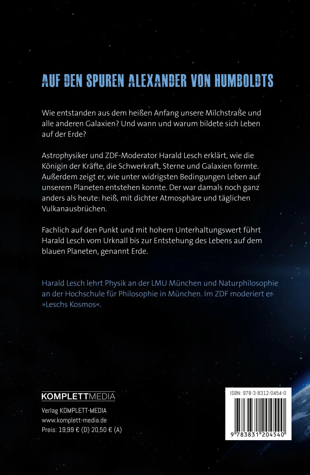 Rückseite: 9783831204540 | Kosmologisch | Harald Lesch | Buch | 240 S. | Deutsch | 2017