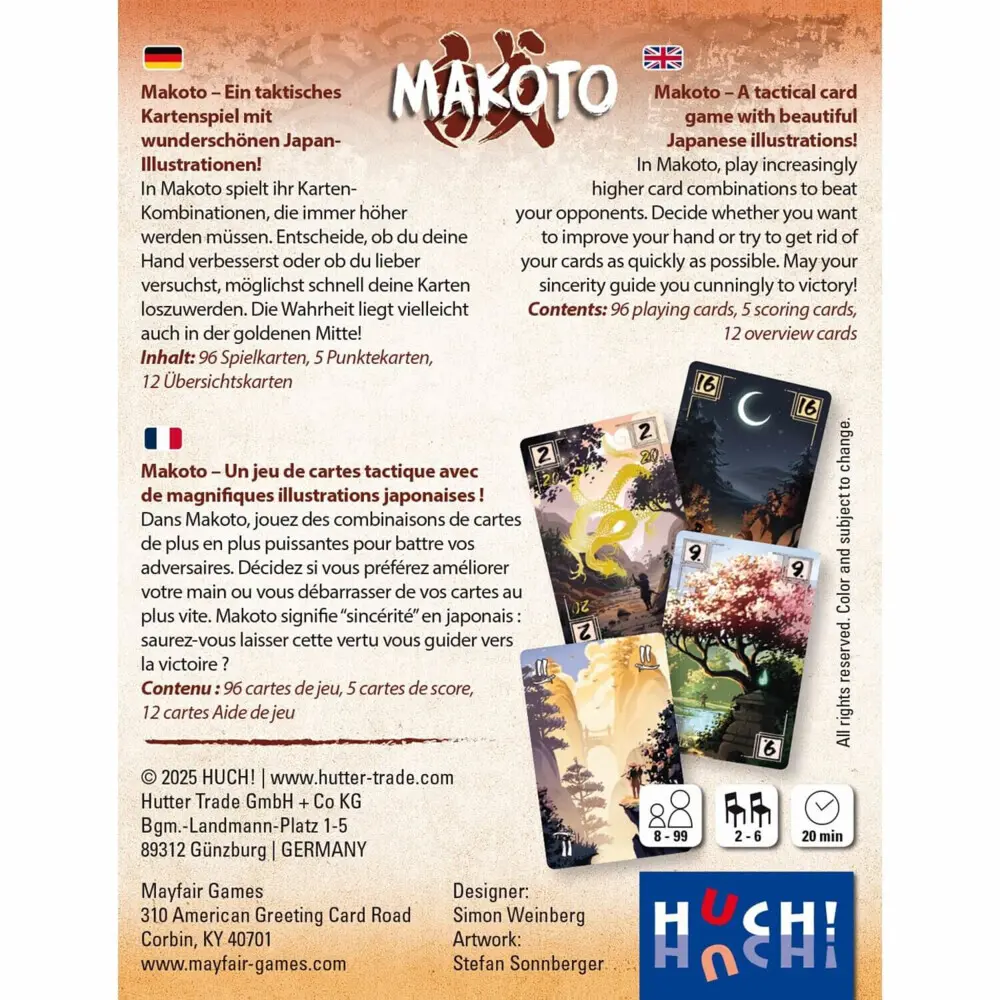 Bild: 4260071884640 | Makoto | Simon Weinberg | Spiel | Karton | 884640 | Deutsch | 2025