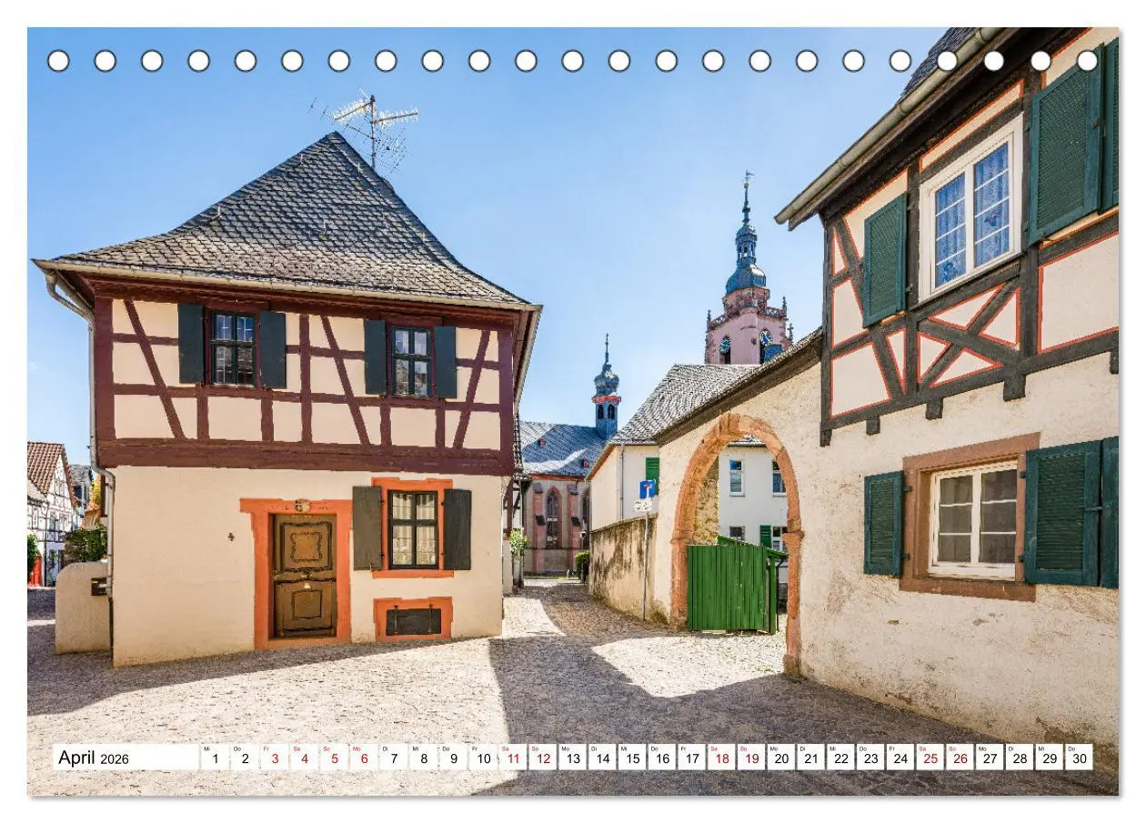 Bild: 9783457384640 | Historisches Eltville (Tischkalender 2026 DIN A5 quer), CALVENDO...