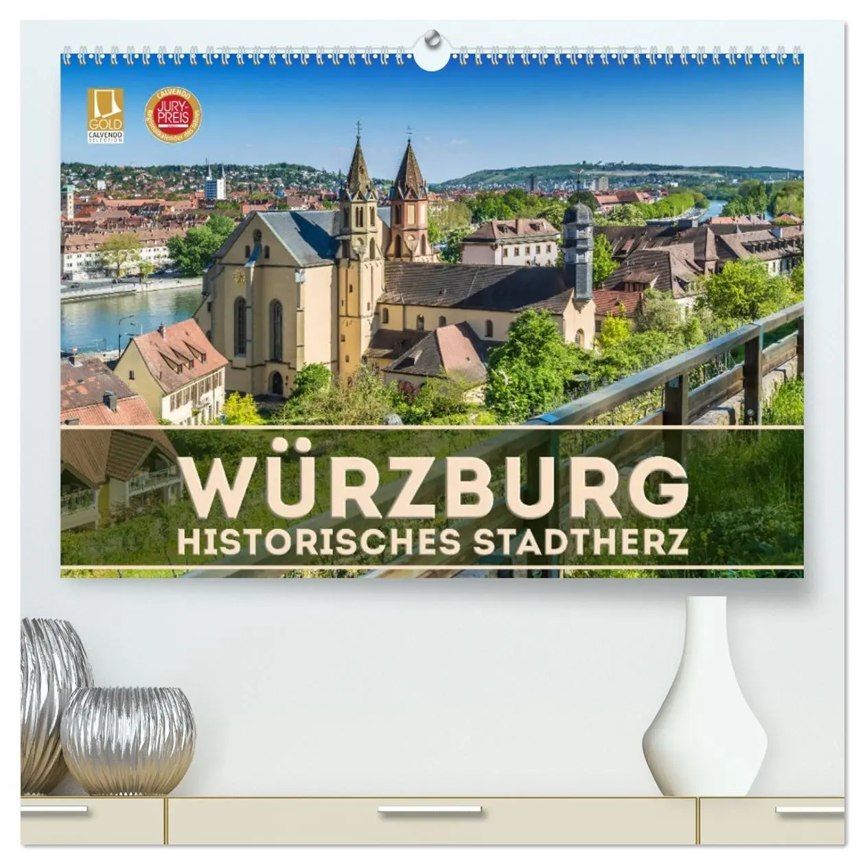 Cover: 9783457904640 | WÜRZBURG Historisches Stadtherz (hochwertiger Premium Wandkalender...