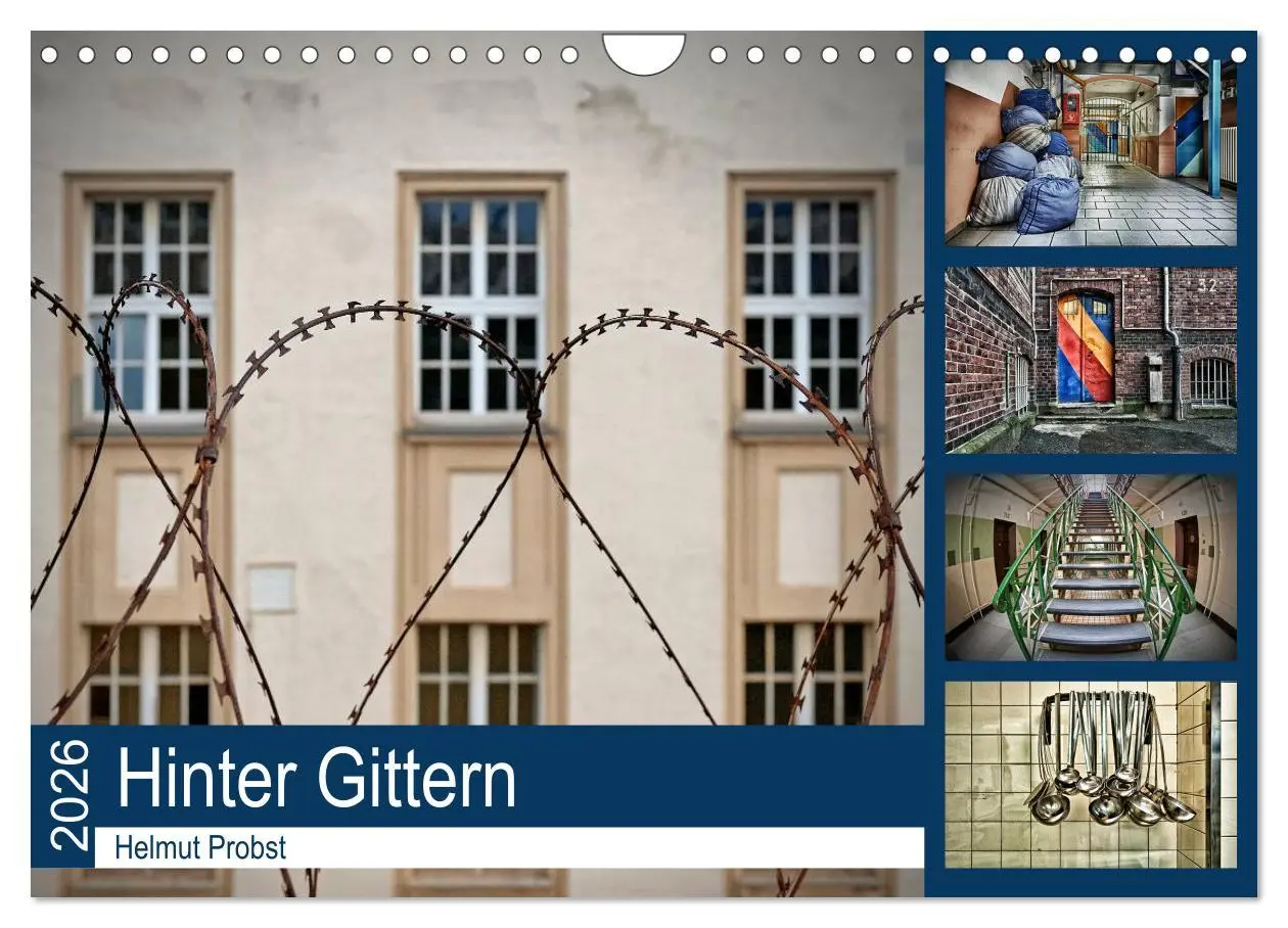 Cover: 9783516164640 | Hinter Gittern (Wandkalender 2026 DIN A4 quer), CALVENDO...