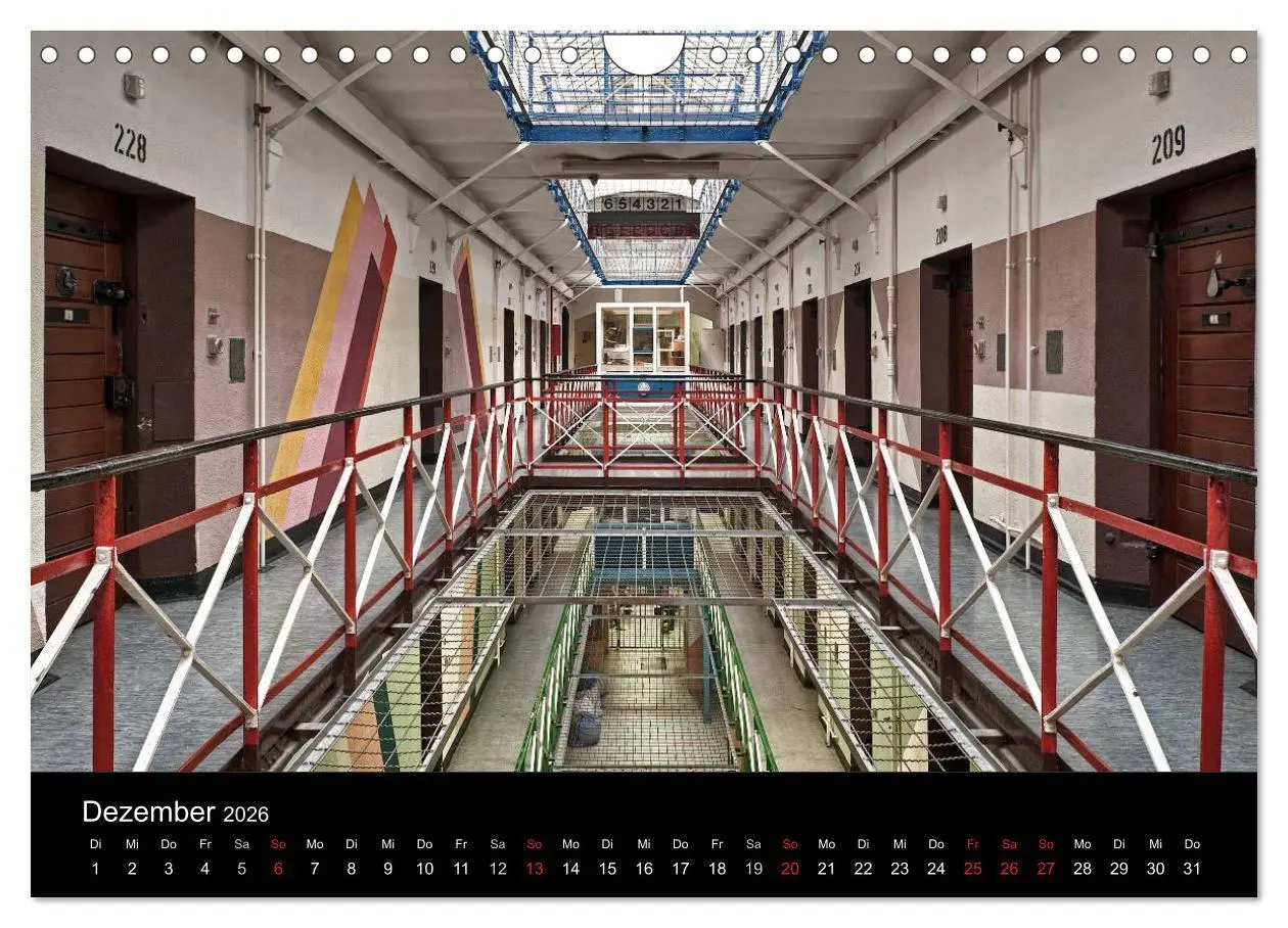 Bild: 9783516164640 | Hinter Gittern (Wandkalender 2026 DIN A4 quer), CALVENDO...