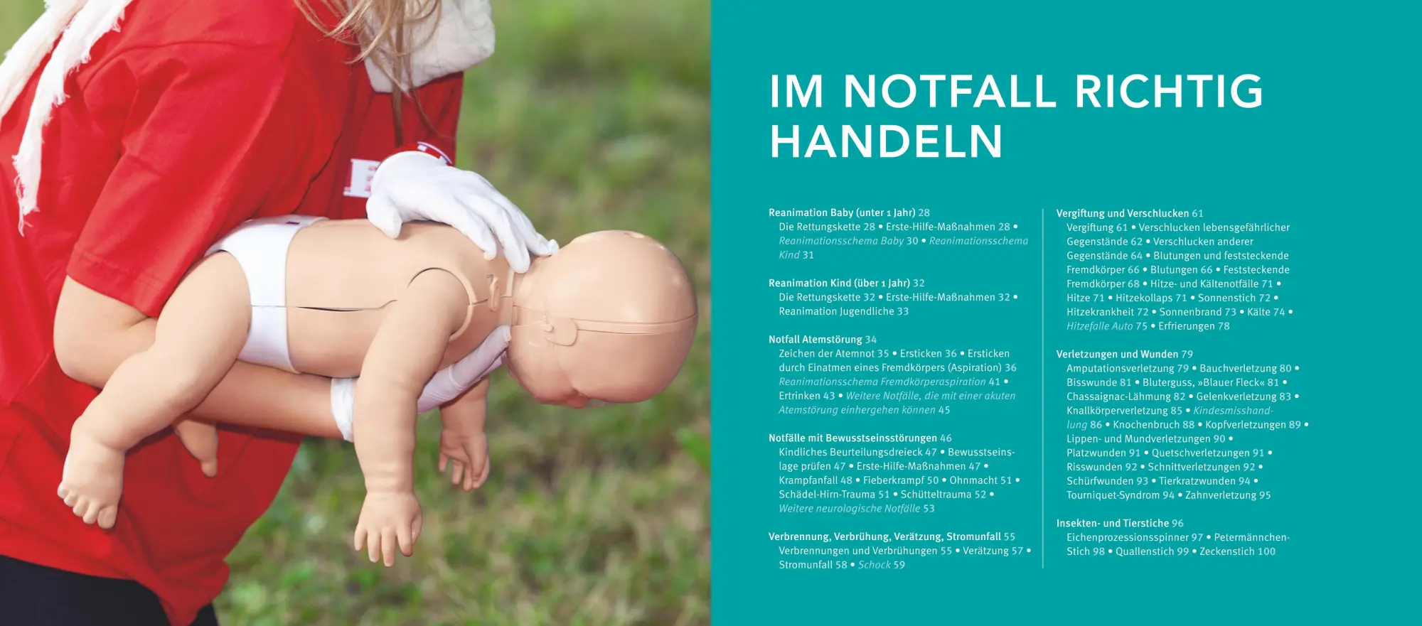 Bild: 9783833894640 | Erste Hilfe für Baby und Kind | Snjezana Schütt | Taschenbuch | 216 S.