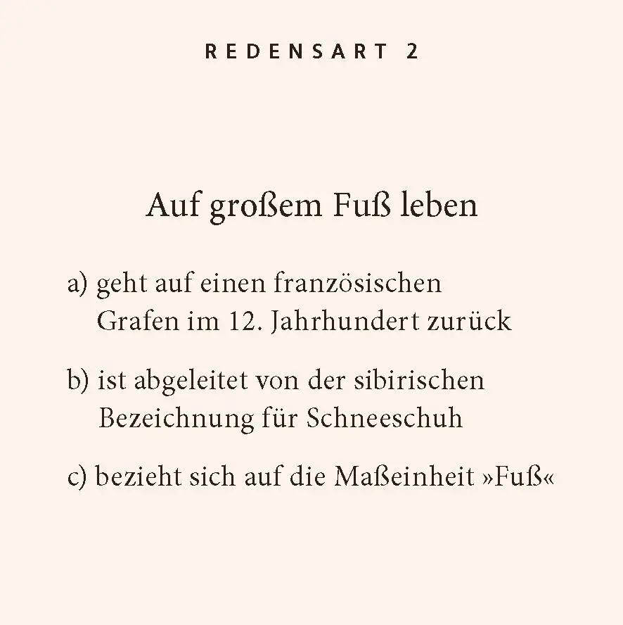 Bild: 9783899784640 | Deutsche Redensarten-Quiz | 100 Fragen und Antworten | Jürgen Wilbert
