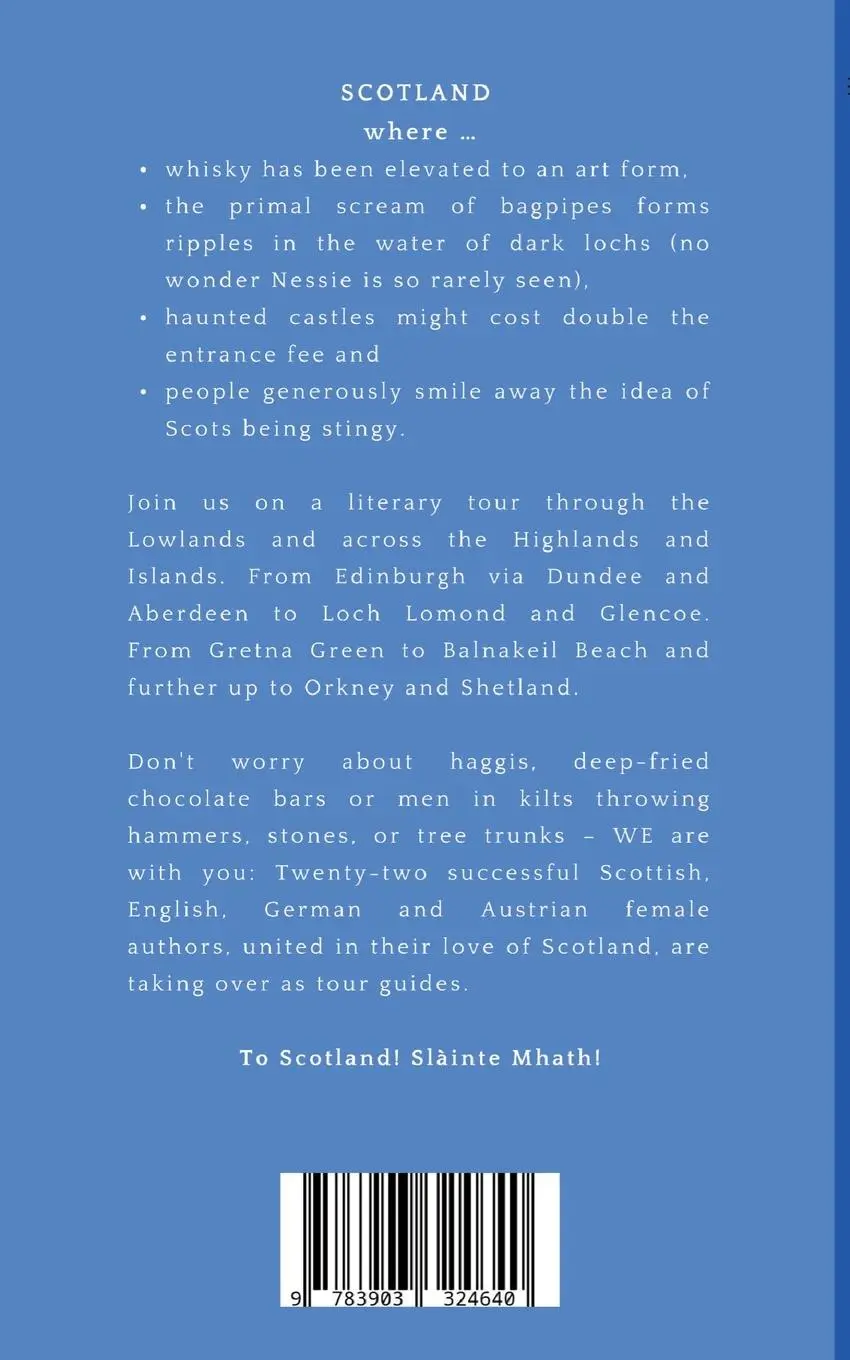 Rückseite: 9783903324640 | Slàinte Mhath (English edition) | A Literary Tour Around Scotland
