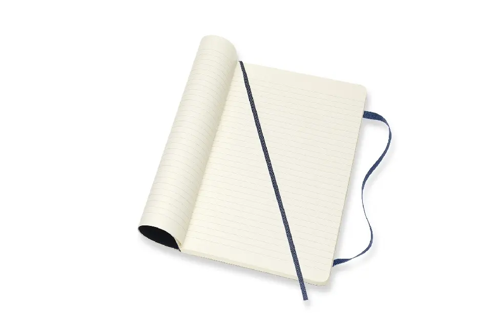 Bild: 8055002854740 | Moleskine Notizbuch Large/A5, Liniert, Soft Cover, Saphir | Moleskine