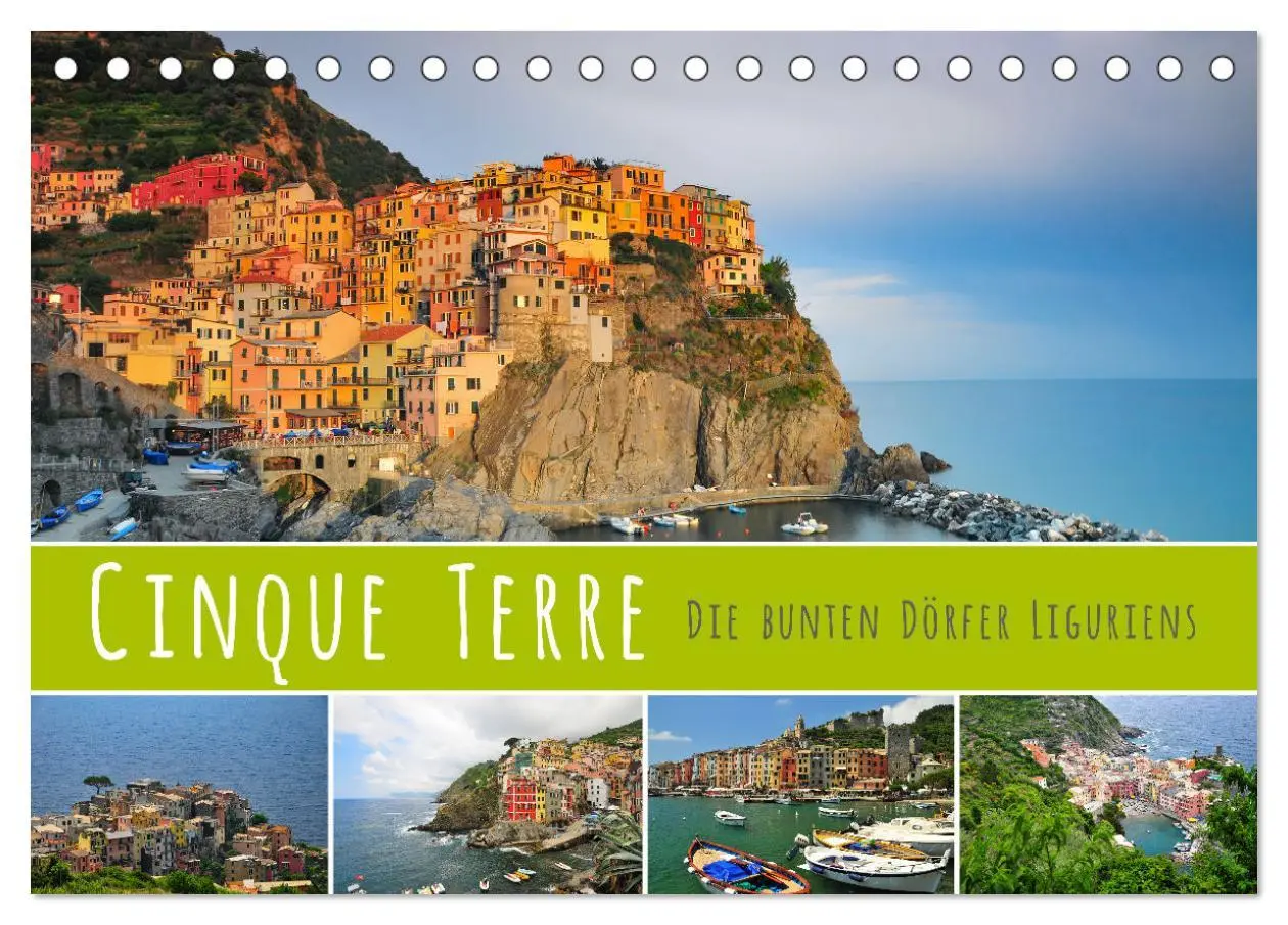 Cover: 9783457824740 | Cinque Terre - die bunten Dörfer Liguriens (Tischkalender 2026 DIN...