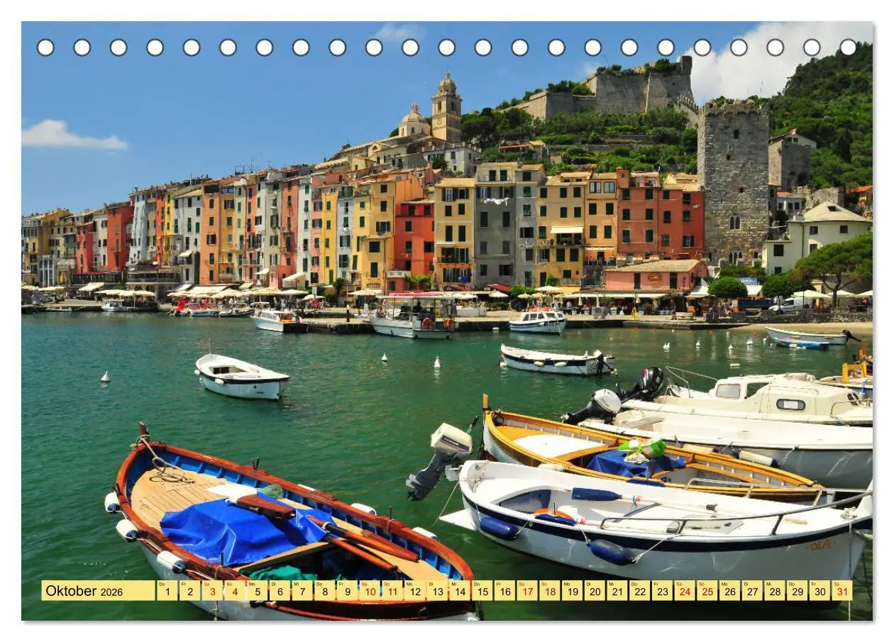 Bild: 9783457824740 | Cinque Terre - die bunten Dörfer Liguriens (Tischkalender 2026 DIN...