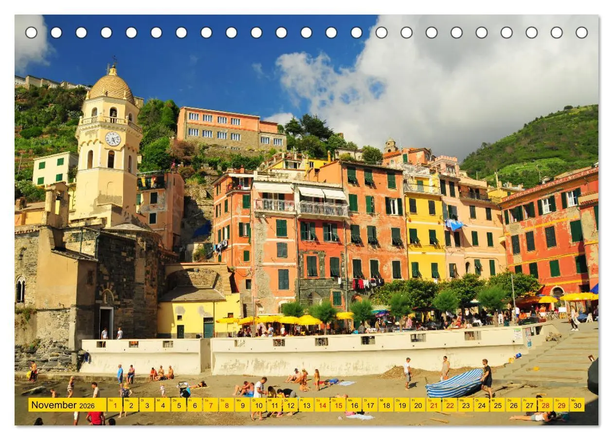 Bild: 9783457824740 | Cinque Terre - die bunten Dörfer Liguriens (Tischkalender 2026 DIN...