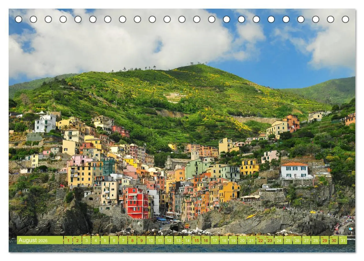 Bild: 9783457824740 | Cinque Terre - die bunten Dörfer Liguriens (Tischkalender 2026 DIN...
