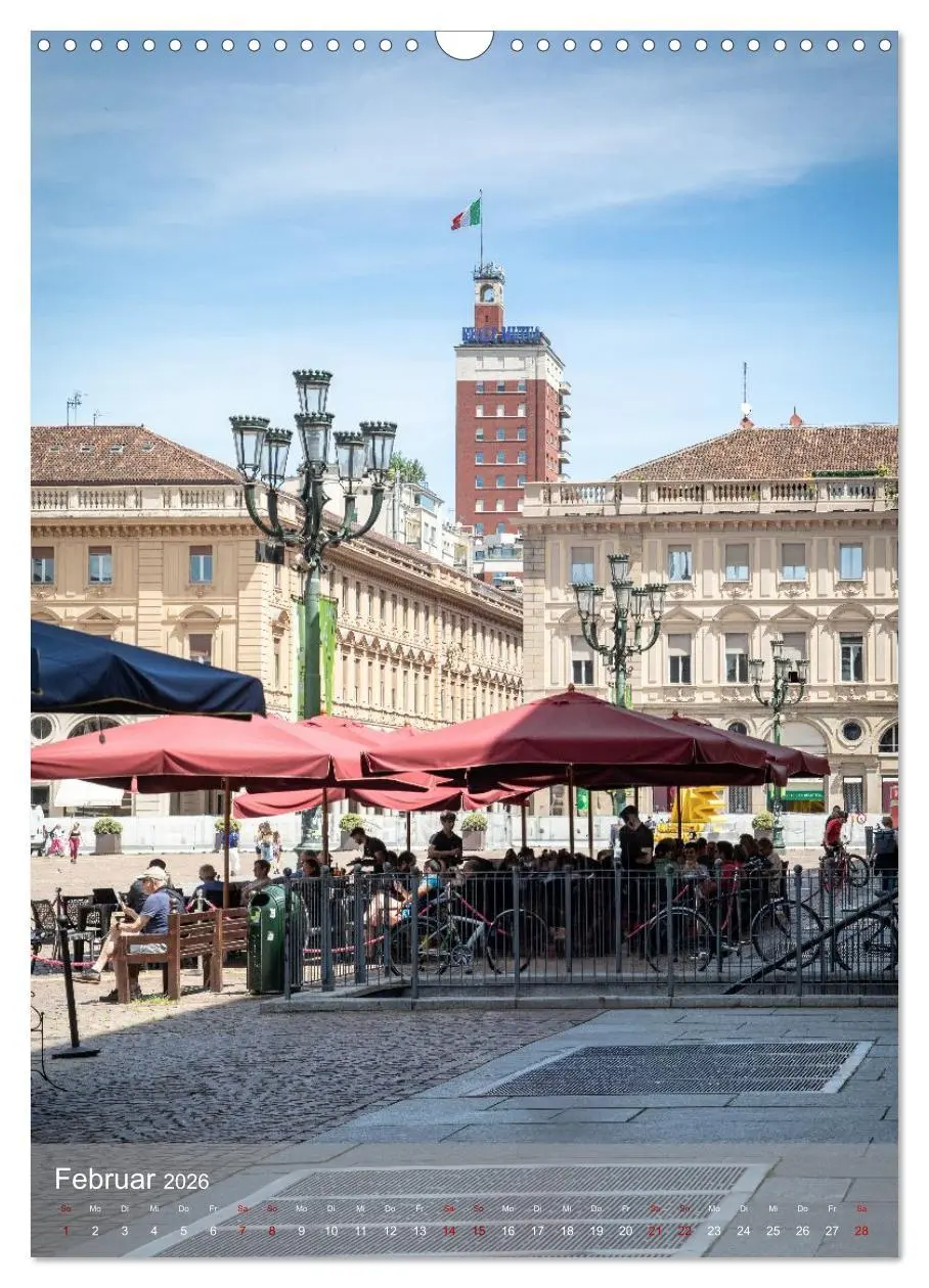 Bild: 9783516604740 | Turin. Geschichte und Architektur. (Wandkalender 2026 DIN A3 hoch),...