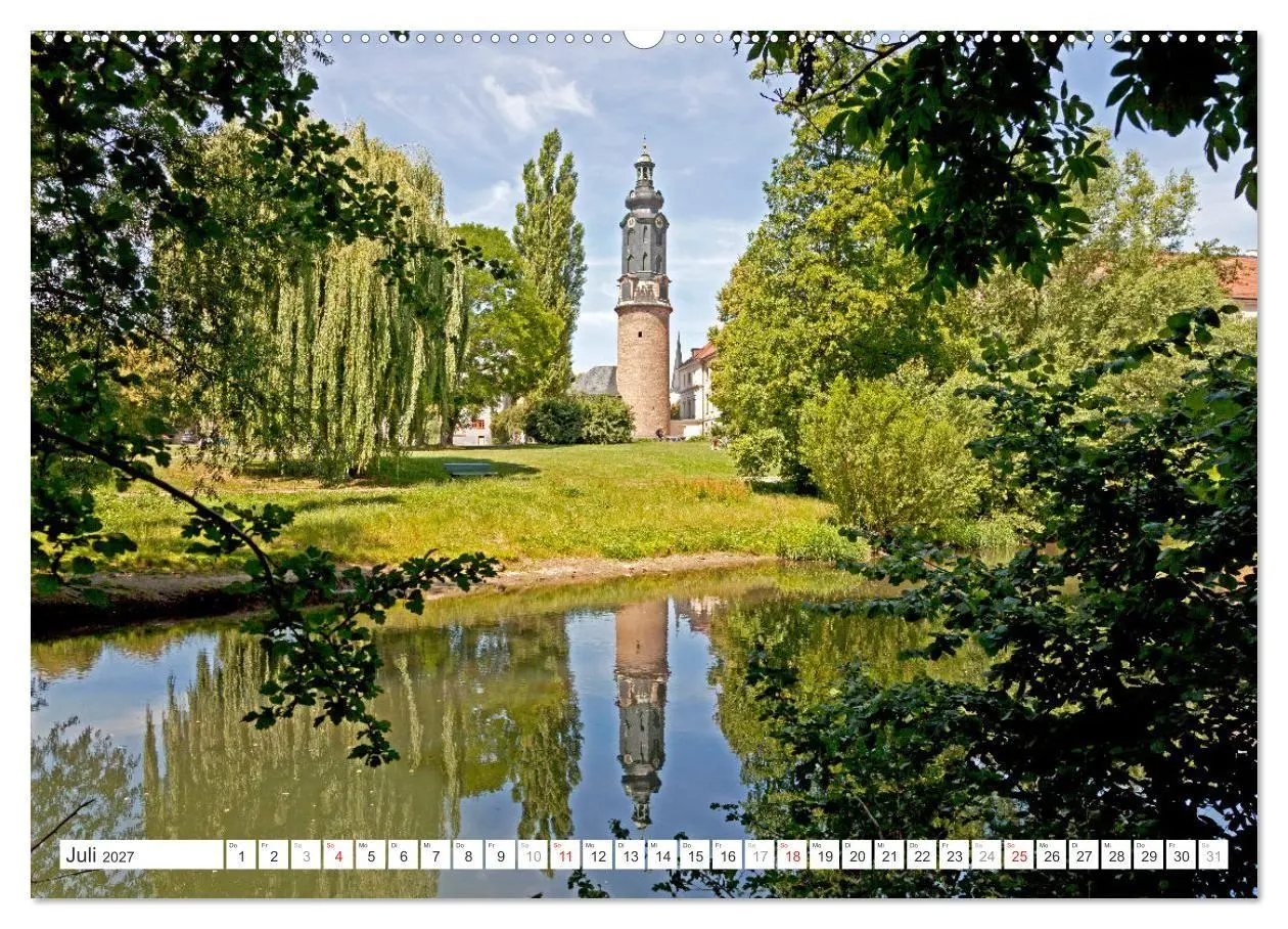 Bild: 9783516774740 | Thüringen - Weimar (hochwertiger Premium Wandkalender 2027 DIN A2...