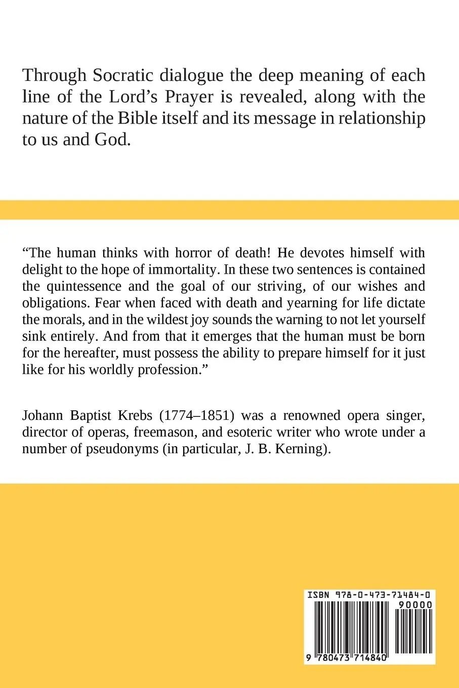 Rückseite: 9780473714840 | The Principles of the Bible | Johann Baptist Krebs (u. a.) | Buch