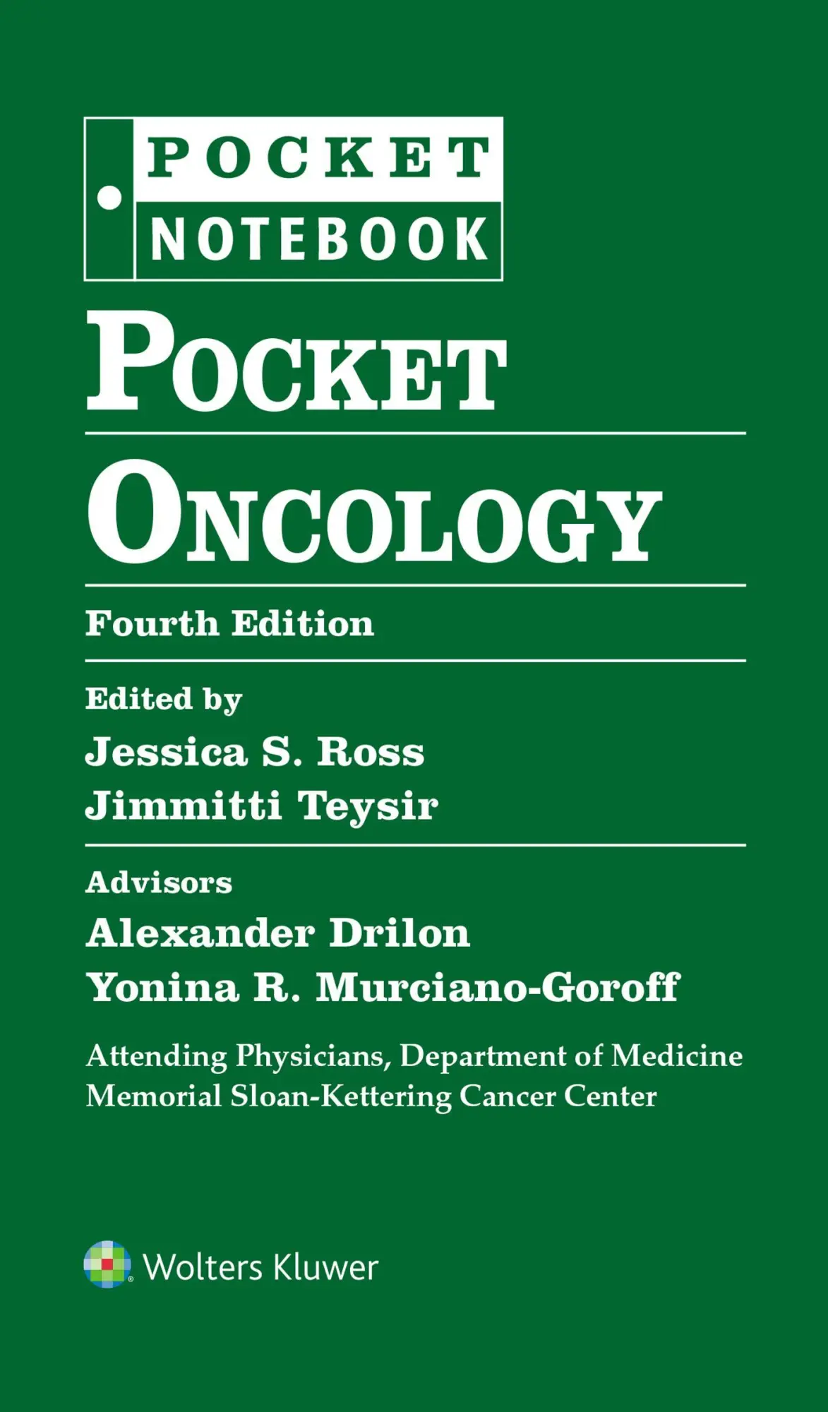 Cover: 9781975264840 | Pocket Oncology 4e | Alexander E. Drilon (u. a.) | Taschenbuch | 2026