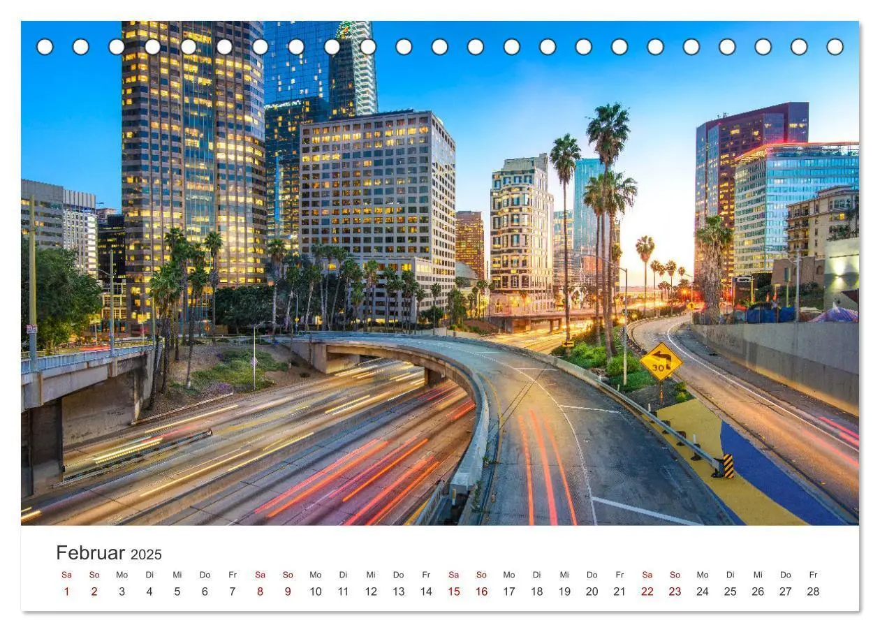 Bild: 9783383874840 | Los Angeles - Kalifornien (Tischkalender 2025 DIN A5 quer),...