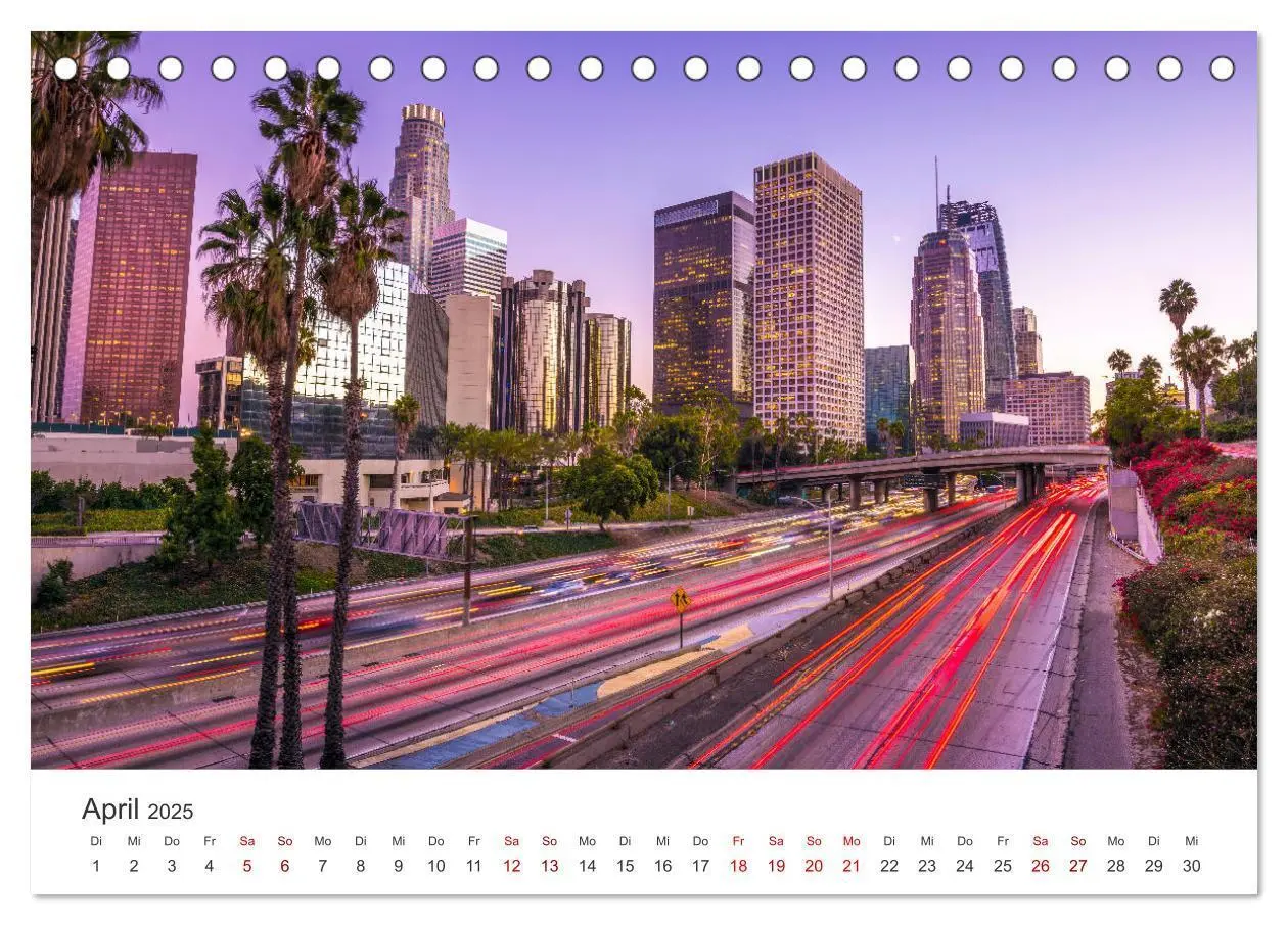 Bild: 9783383874840 | Los Angeles - Kalifornien (Tischkalender 2025 DIN A5 quer),...
