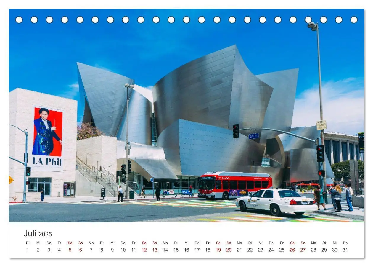 Bild: 9783383874840 | Los Angeles - Kalifornien (Tischkalender 2025 DIN A5 quer),...