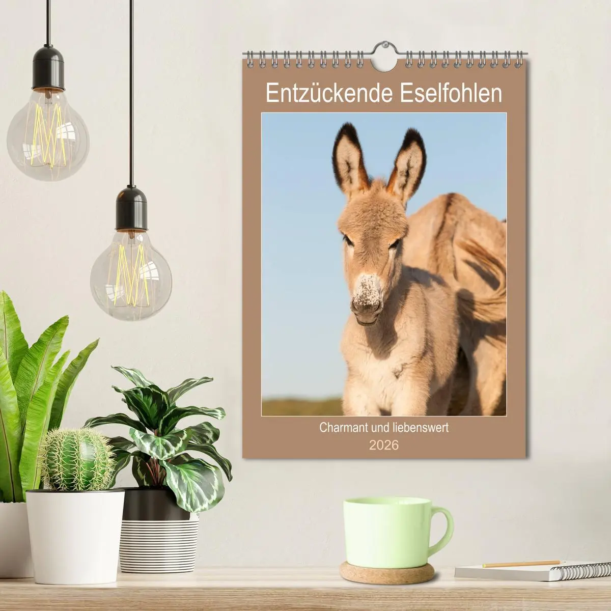 Bild: 9783516384840 | Entzückende Esel - Charmant und liebenswert (Wandkalender 2026 DIN...