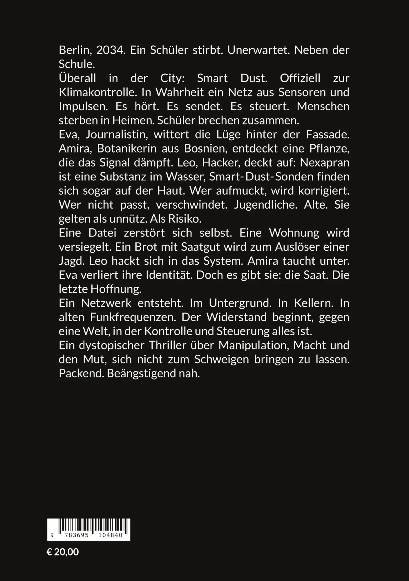 Rückseite: 9783695104840 | Nullstatus | Günter Kampf | Taschenbuch | 340 S. | Deutsch | 2026