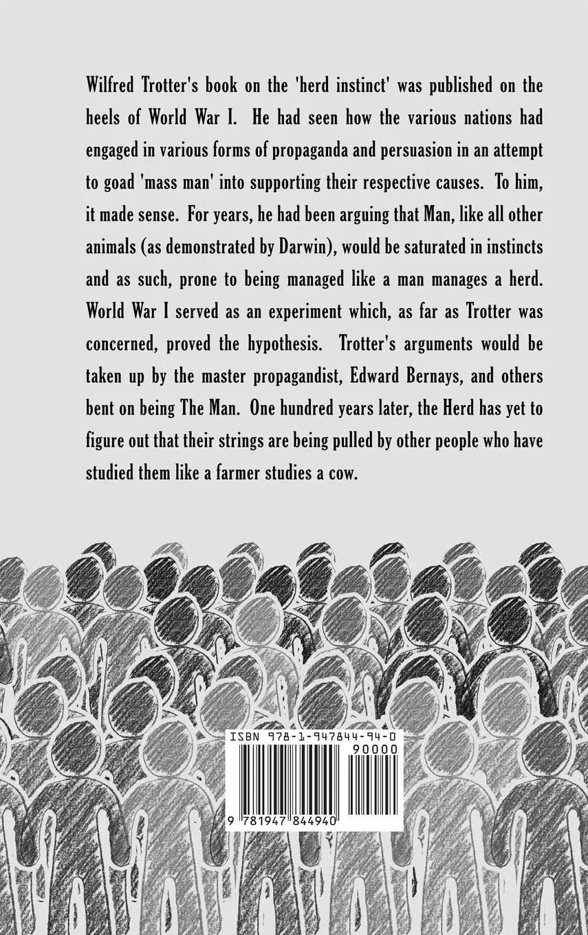 Rückseite: 9781947844940 | Instincts of the Herd in Peace and War | Wilfred Trotter | Buch | 2019