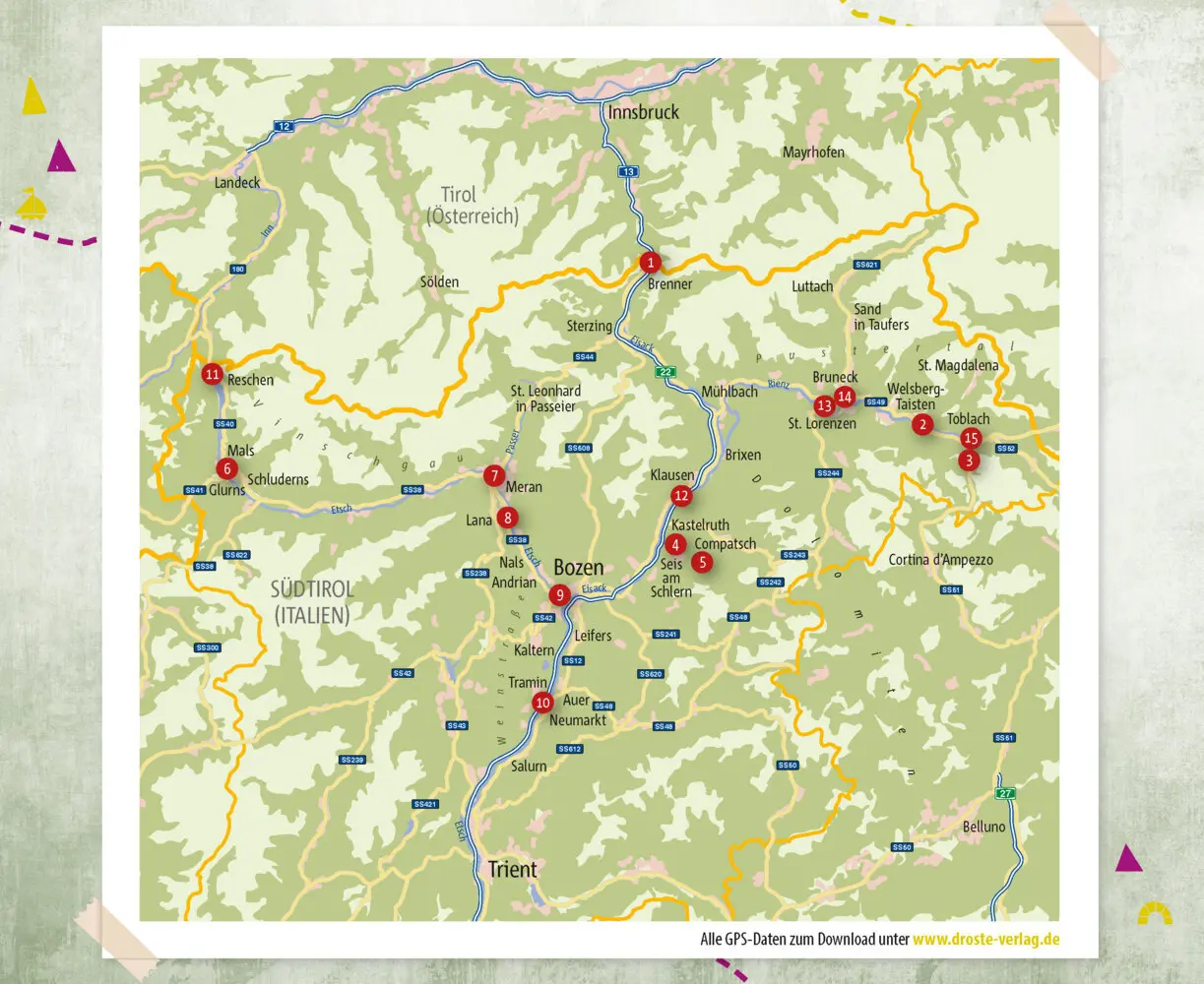 Rückseite: 9783770024940 | Südtirol. Radeln für die Seele | Wohlfühltouren | Ernst Wrba | Buch