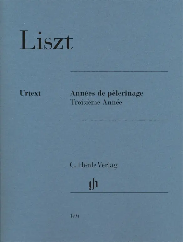 Cover: 9790201814940 | Franz Liszt - Années de pèlerinage, Troisième Année | Peter Jost