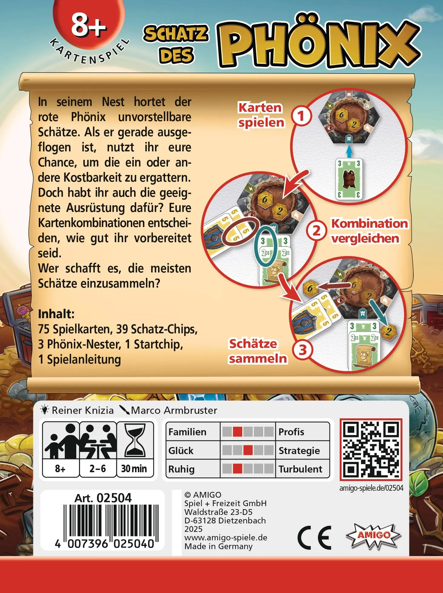 Bild: 4007396025040 | Schatz des Phönix | AMIGO - Kartenspiel | AMIGO Spiel Freizeit | Spiel