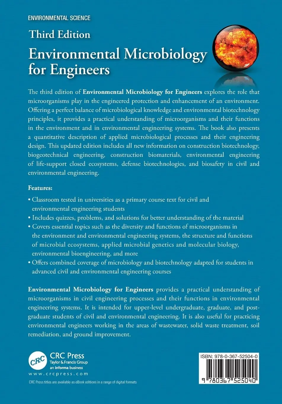 Rückseite: 9780367525040 | Environmental Microbiology for Engineers | Volodymyr Ivanov | Buch