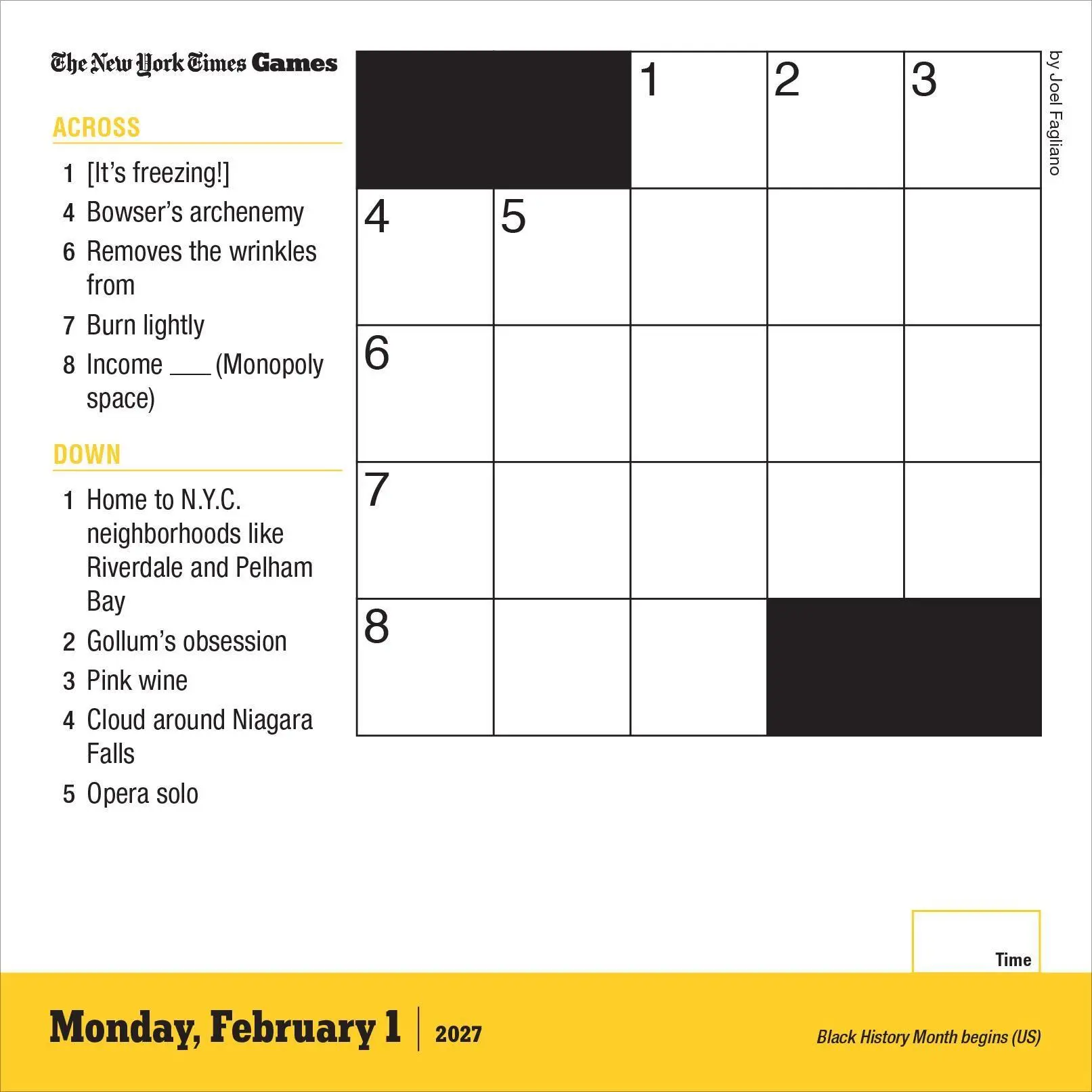 Bild: 9781523535040 | The New York Times Mini Crossword Page-A-Day® Calendar 2027 | Kalender