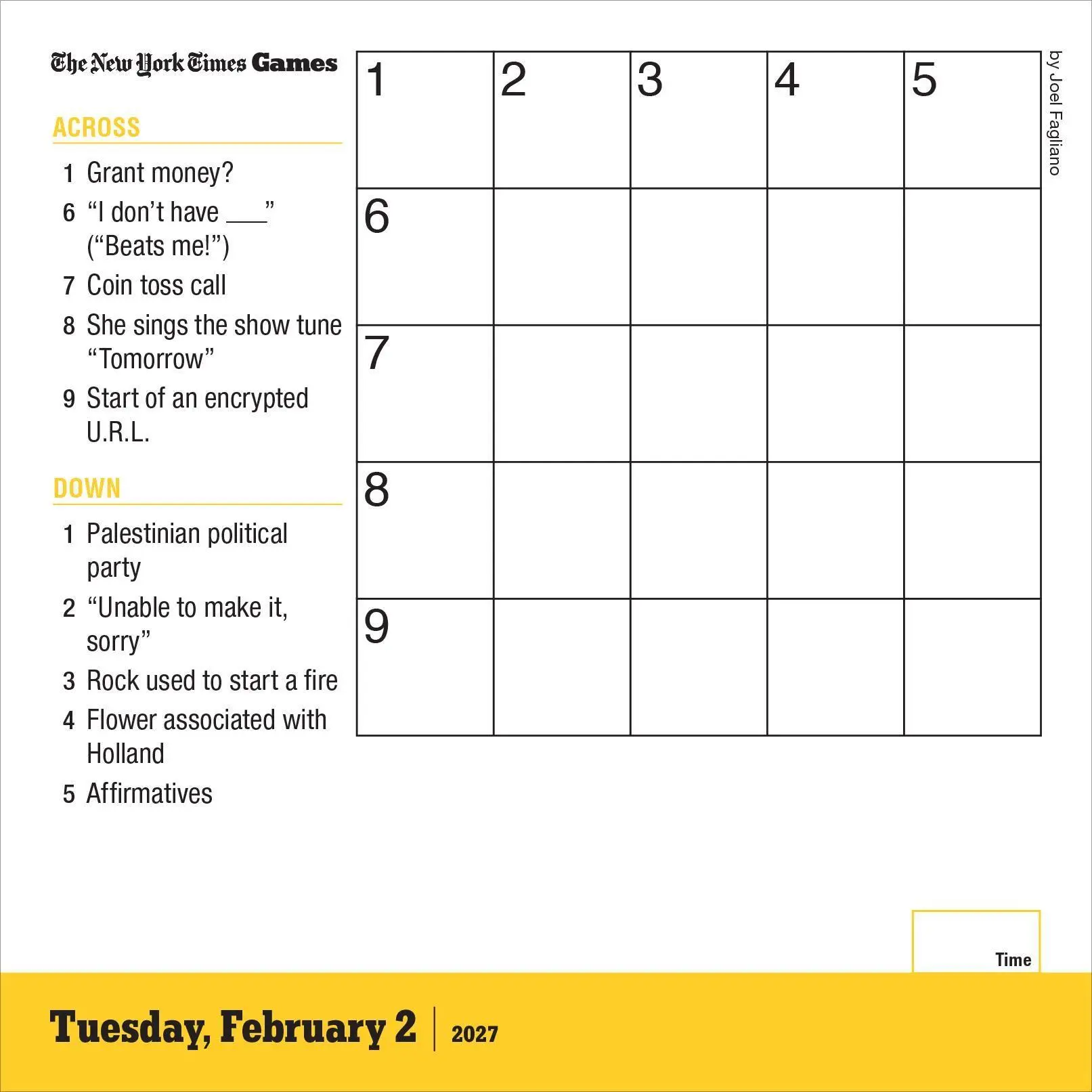 Bild: 9781523535040 | The New York Times Mini Crossword Page-A-Day® Calendar 2027 | Kalender