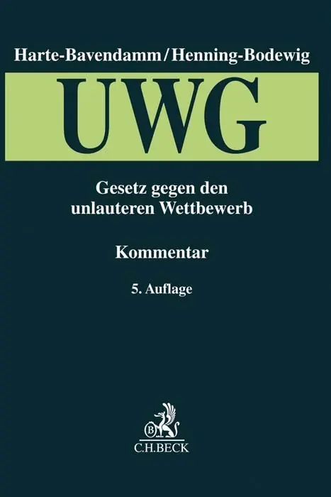 Cover: 9783406755040 | Gesetz gegen den unlauteren Wettbewerb (UWG). UWG | Goldmann (u. a.)