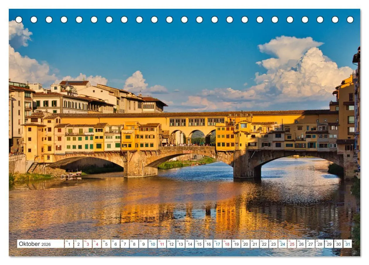 Bild: 9783457555040 | Wundervolles Florenz (Tischkalender 2026 DIN A5 quer), CALVENDO...
