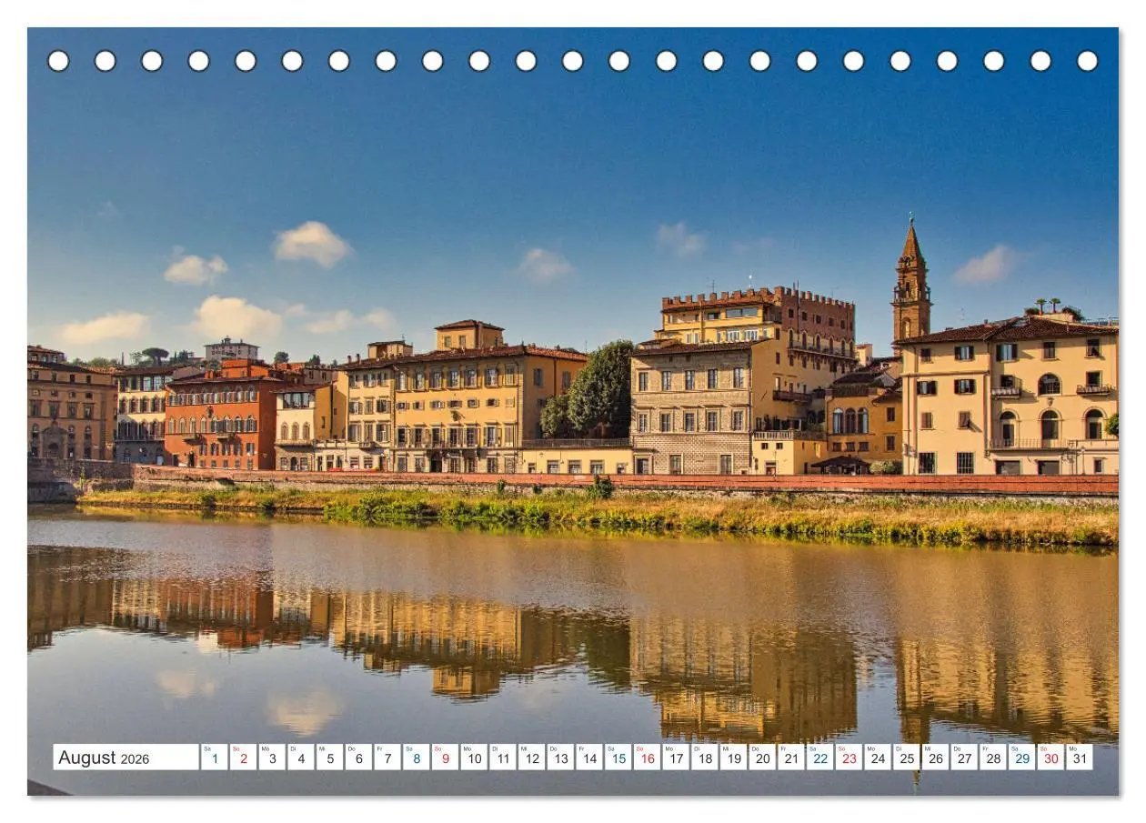 Bild: 9783457555040 | Wundervolles Florenz (Tischkalender 2026 DIN A5 quer), CALVENDO...