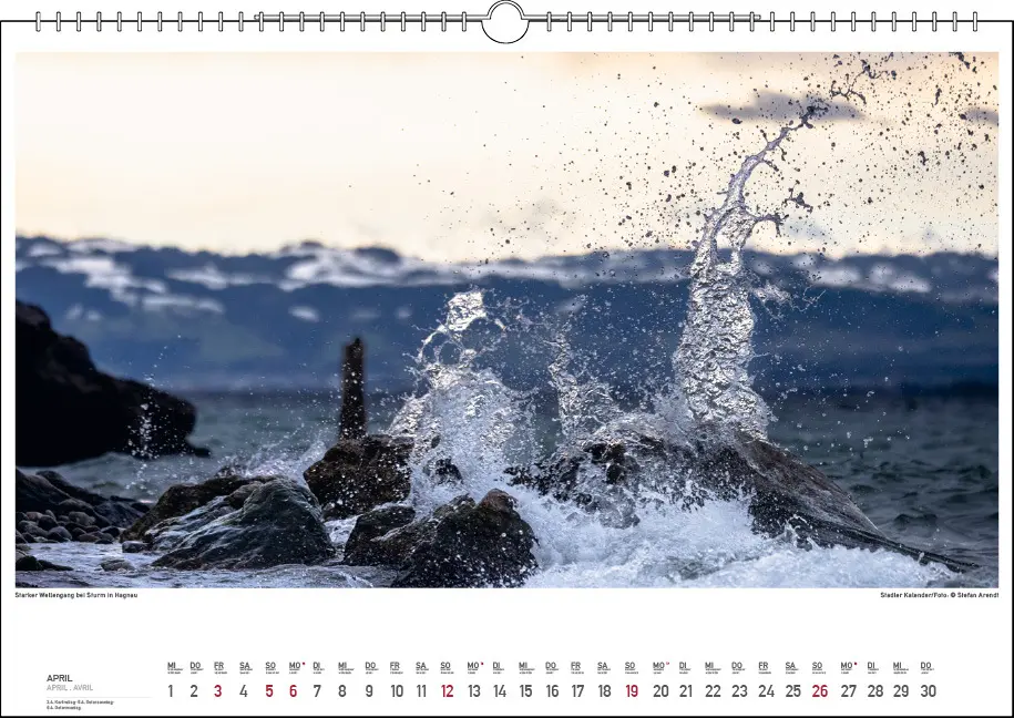 Bild: 9783861925040 | Bodensee Wasser.Berge.Licht 2026 | Stefan Arendt | Kalender | 13 S.