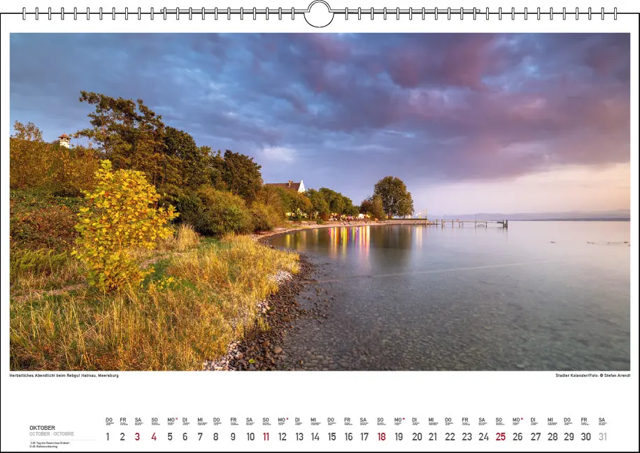 Bild: 9783861925040 | Bodensee Wasser.Berge.Licht 2026 | Stefan Arendt | Kalender | 13 S.