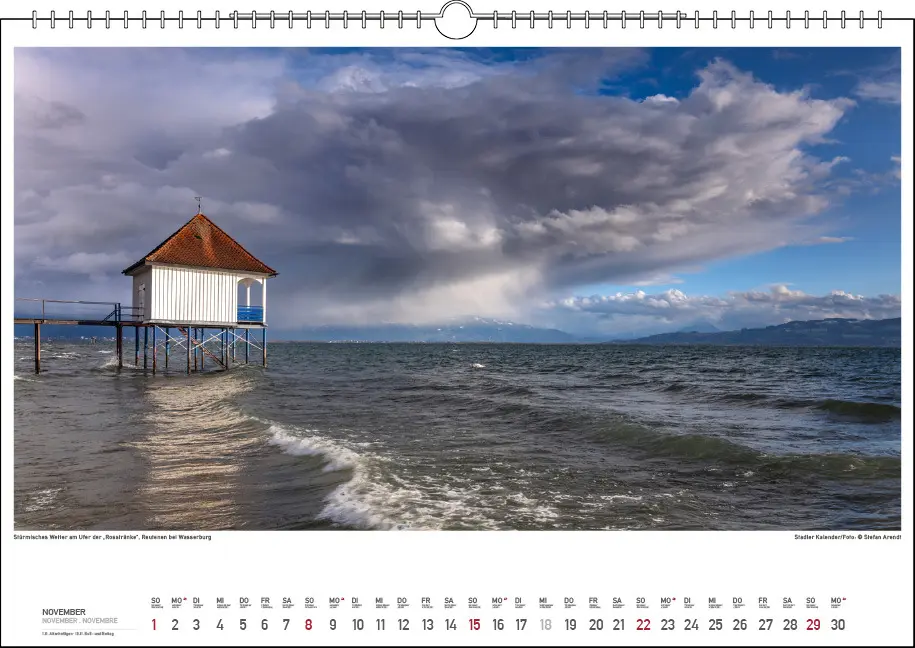 Bild: 9783861925040 | Bodensee Wasser.Berge.Licht 2026 | Stefan Arendt | Kalender | 13 S.
