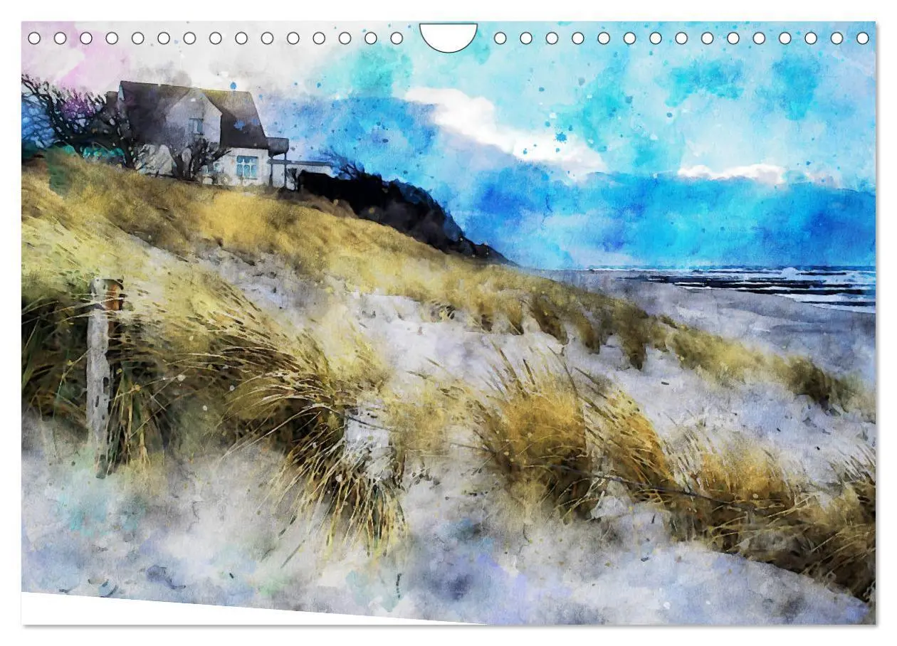 Bild: 9783435145140 | Aquarell Illustrationen vom Darß (Wandkalender 2025 DIN A4 quer),...